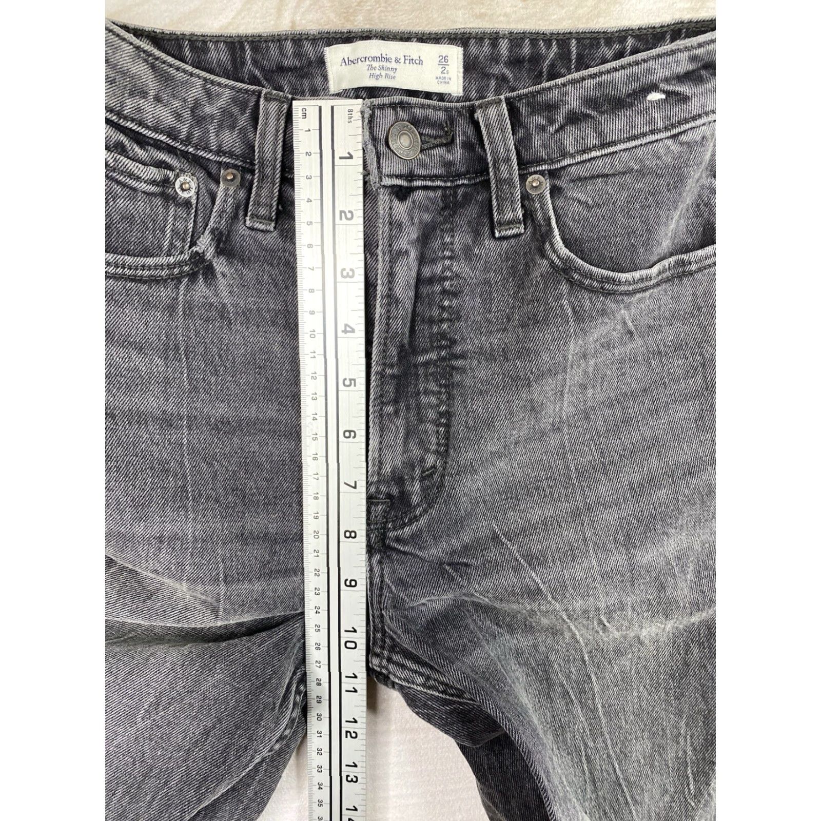 Abercrombie & Fitch Abercrombie & Fitch Jeans Women's 26 Black The Skinny High Rise Curve Love Denim Size 26" / US 2 / IT 38 - 5 Thumbnail
