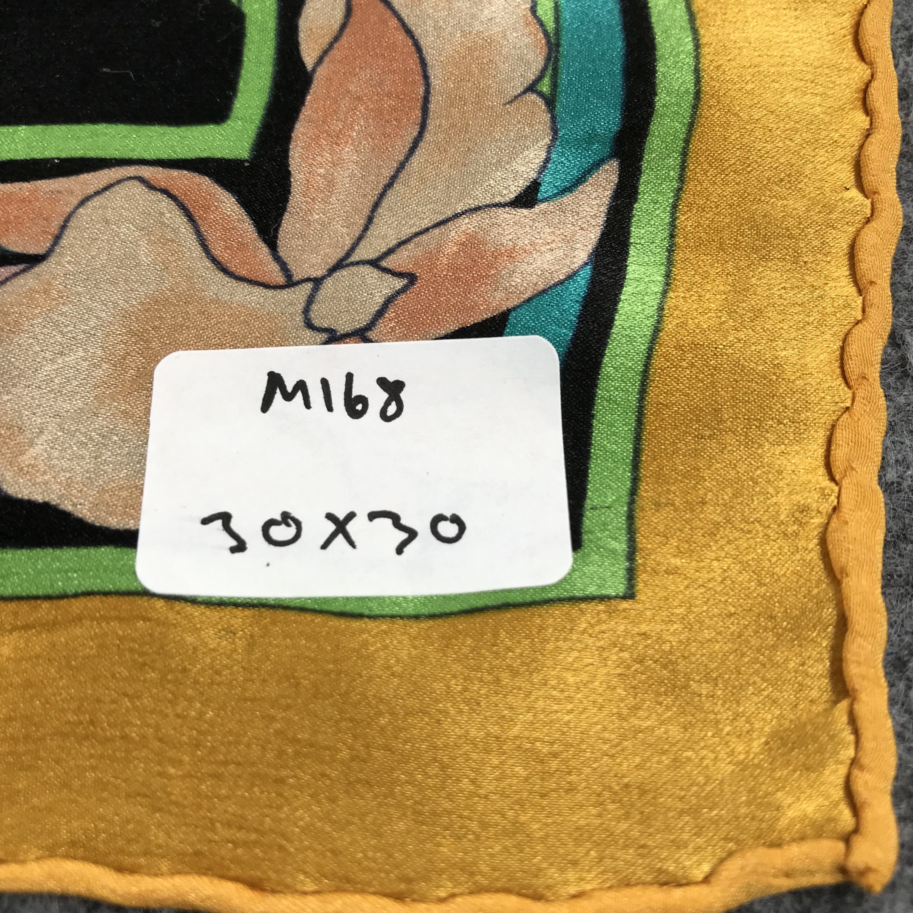 Vintage Vintage Jacques Heim Floral Silk Scarf M168 Size ONE SIZE - 7 Thumbnail