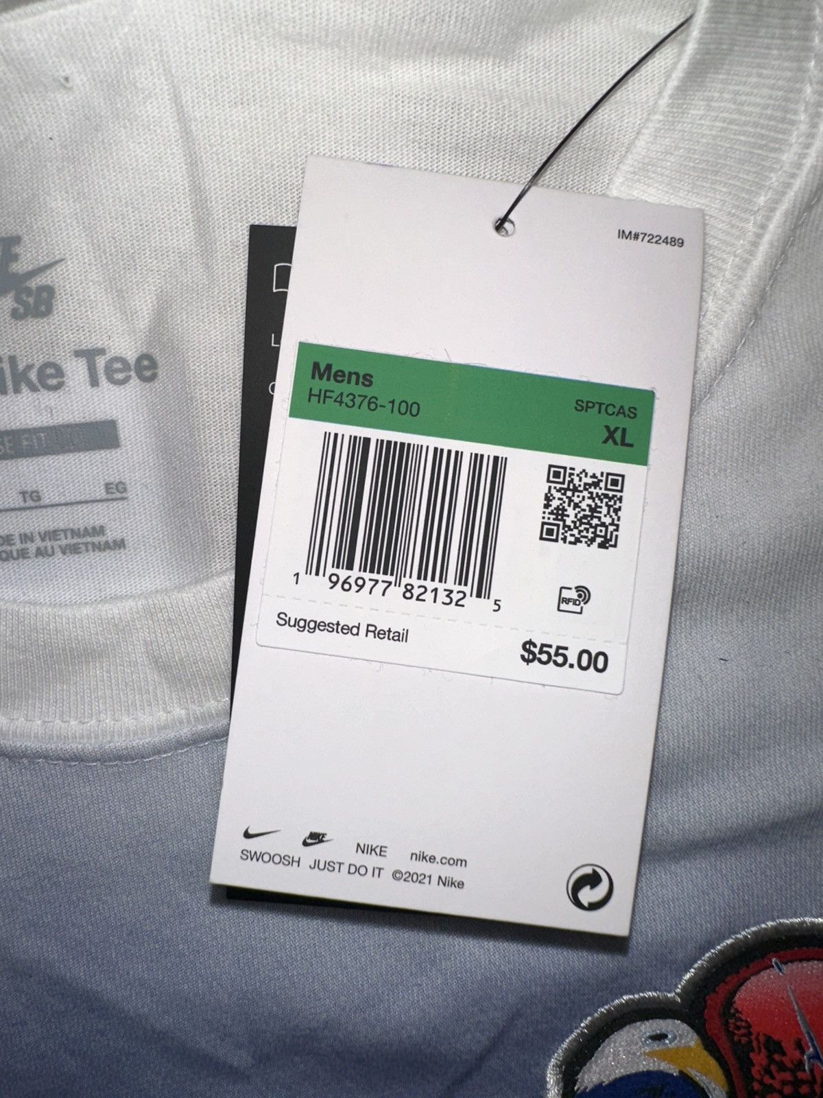 Nike Nike SB Team USA Olympics Federation Skate Tee White Size XL Size US XL / EU 56 / 4 - 3 Thumbnail