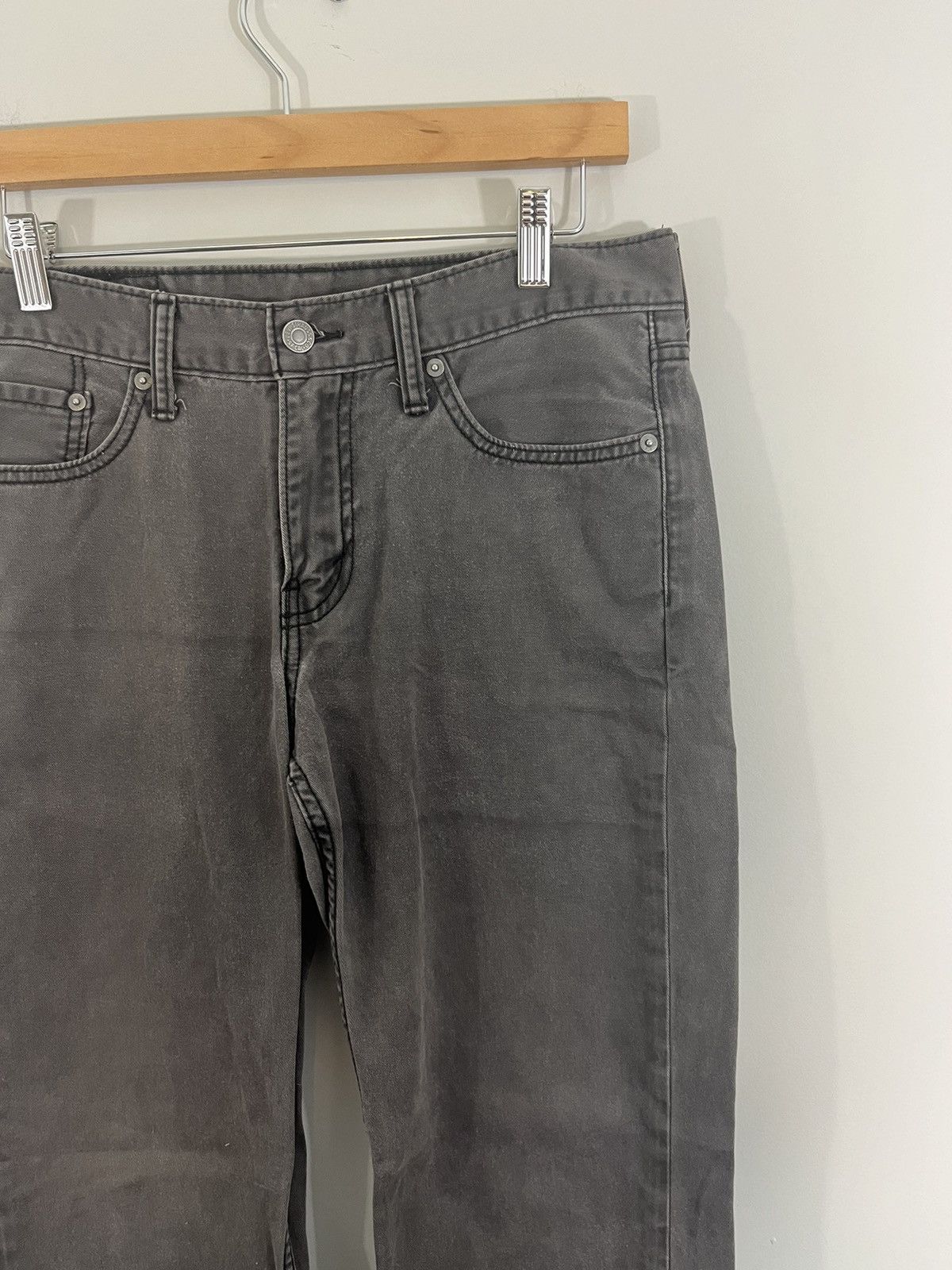 Vintage Sun Faded Perfect Released Hem Distressed Jeans Size US 34 / EU 50 - 3 Thumbnail
