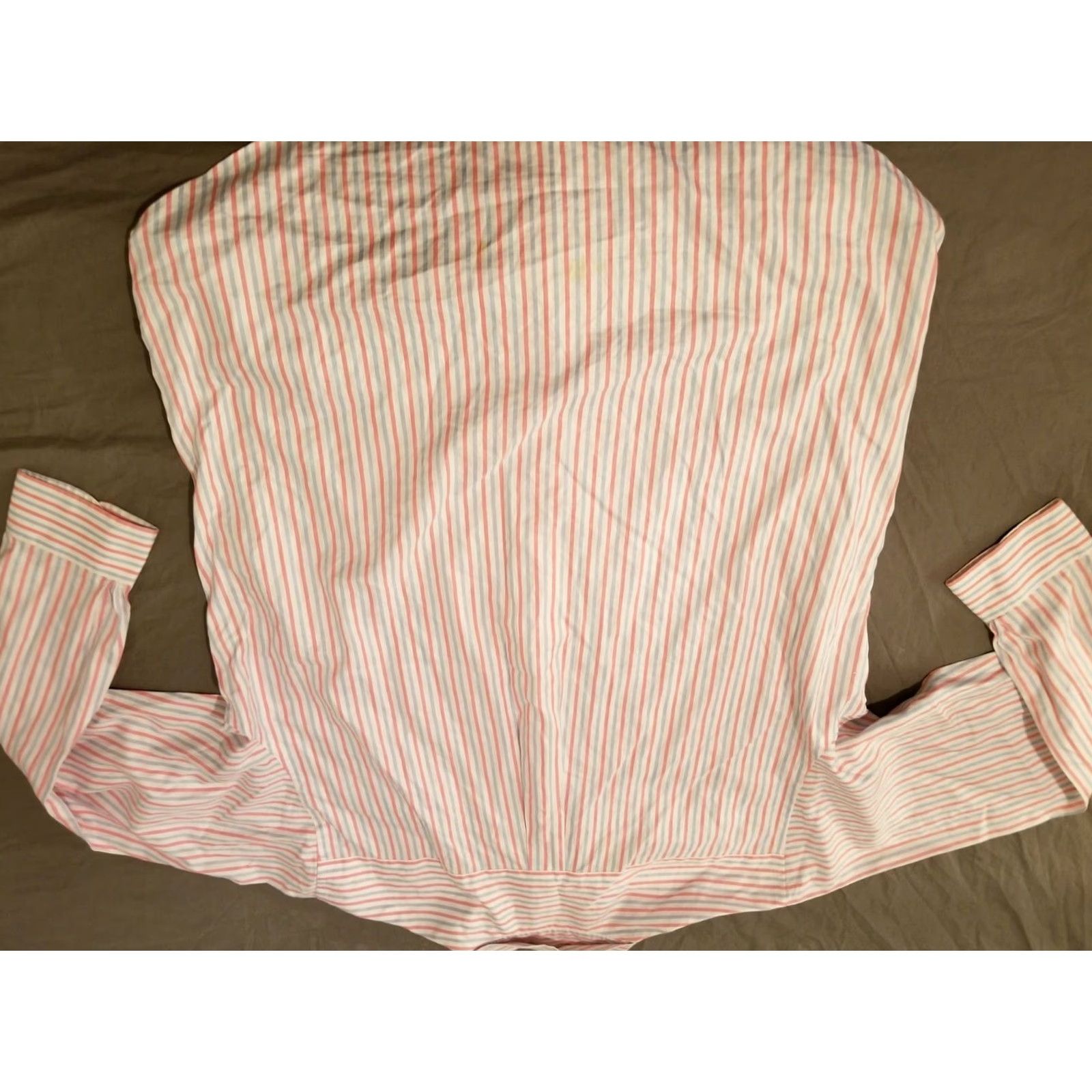 Brooks Brothers VINTAGE? (No) Brooks Brothers Dress Shirt L White Cotton Button Mens Large Shirt Size 42R - 5 Thumbnail