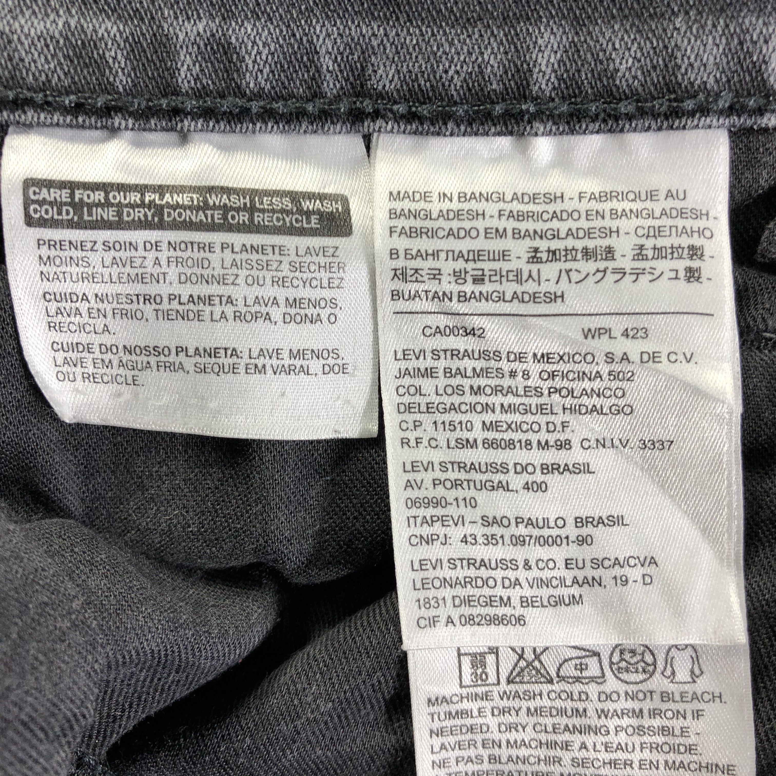 Levi's Vintage Levis 511 Jeans-J4278 Size US 31 - 9 Thumbnail