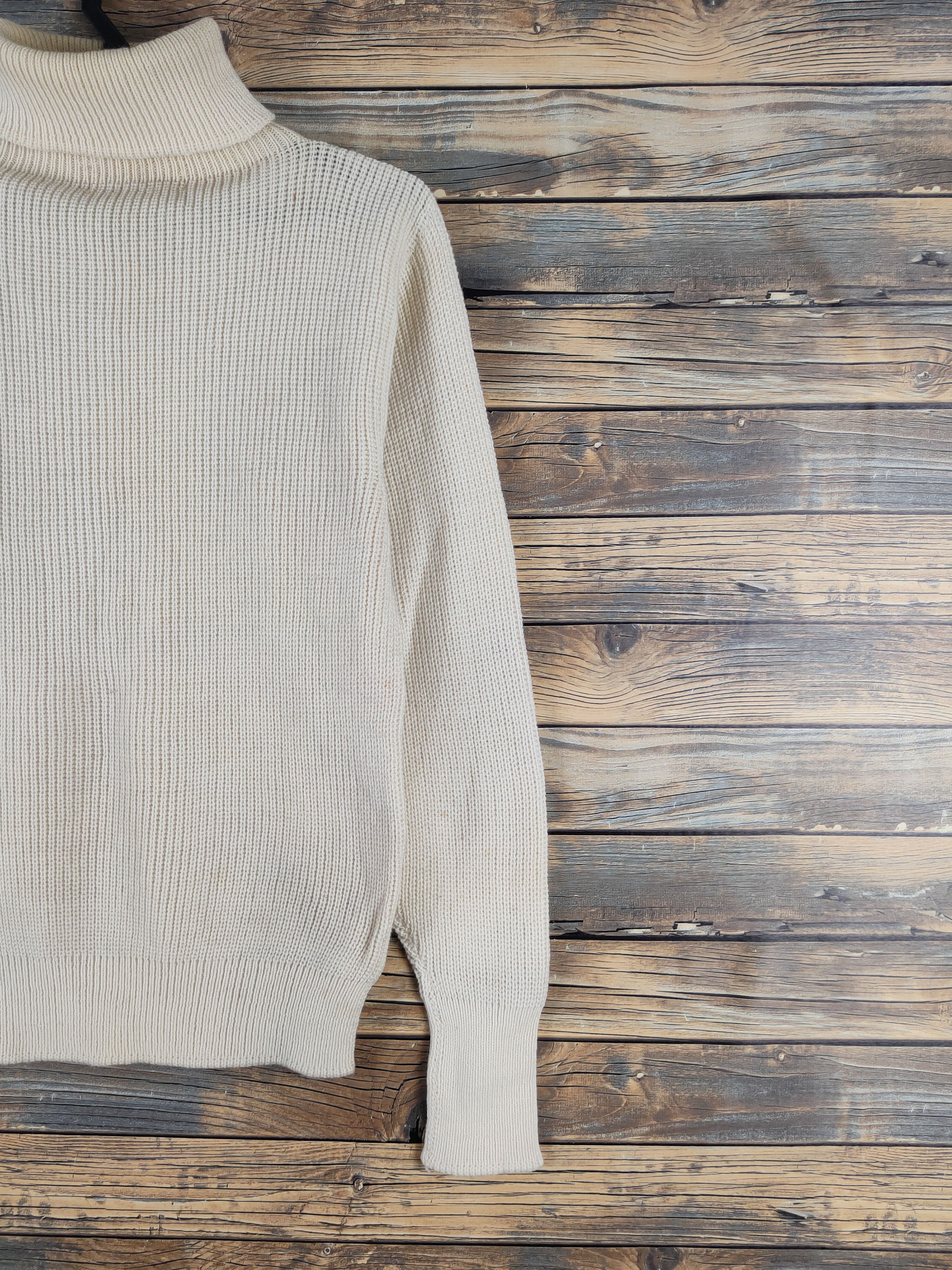 Homespun Knitwear × Japanese Brand × Vintage MatsuzaKaya japan vintage Cream Knitwear Sweatshirts#W1467 Size US S / EU 44-46 / 1 - 9 Thumbnail