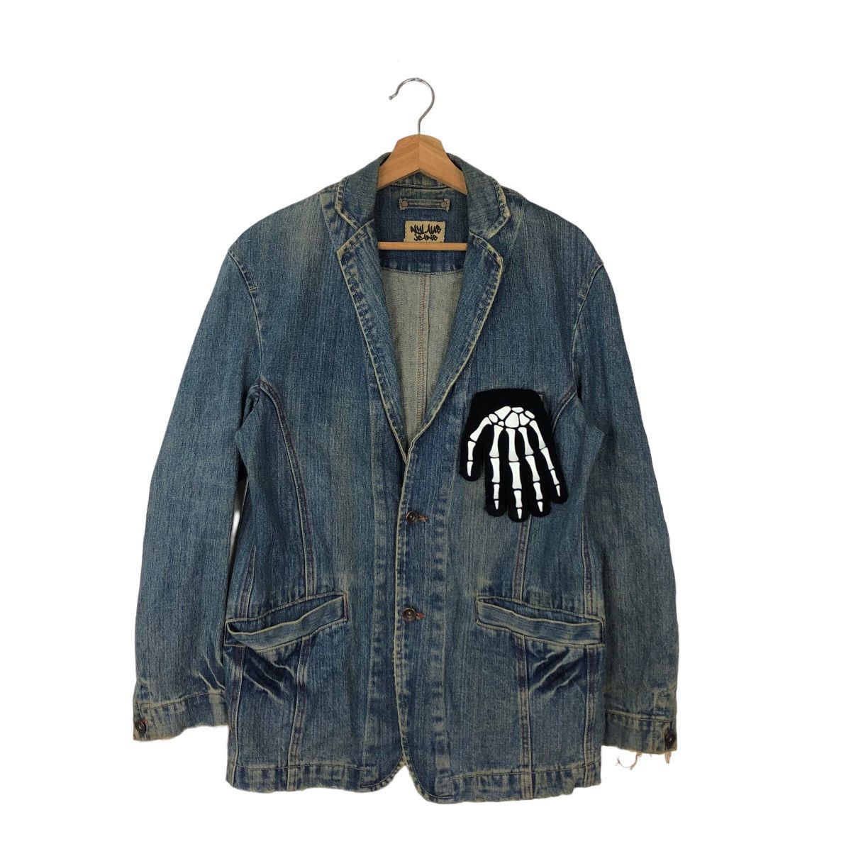 Other 🔥VINTAGE HIKORY CHORE JACKET NYLAUS JEANS WORK JAPAN Size US M / EU 48-50 / 2 - 1 Thumbnail