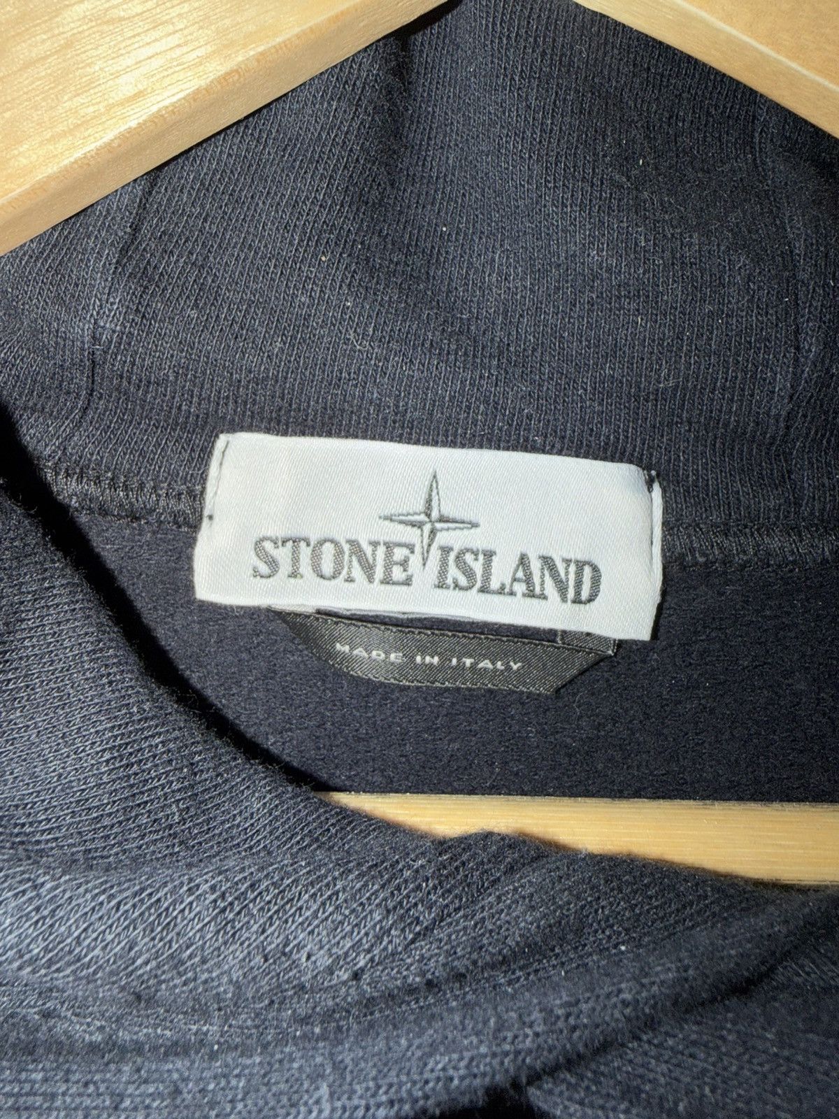 Stone Island Stone Island Black Hoodie Size US M / EU 48-50 / 2 - 2 Thumbnail