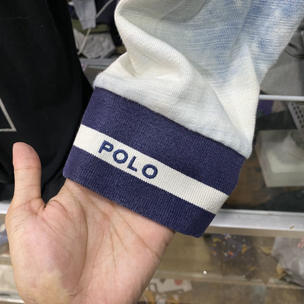 Polo Ralph Lauren VINTAGE‼️Polo Ralph Lauren 1992 Indigo Stadium P-Wing Size US L / EU 52-54 / 3 - 6 Thumbnail