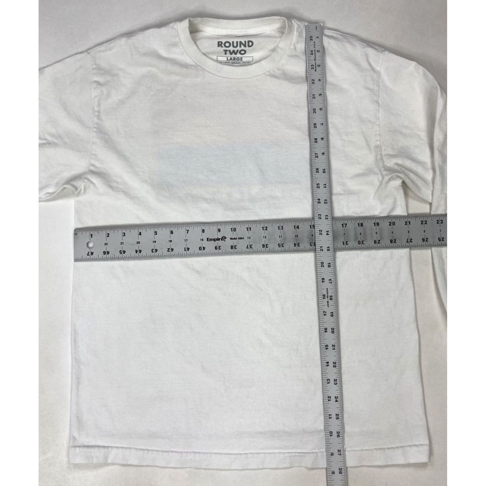 Round Two VINTAGE Round Two Miami Graphic T-shirt Men L White Long Sleeve Crew Neck Logo City USA 90s Mens Size US L / EU 52-54 / 3 - 7 Thumbnail