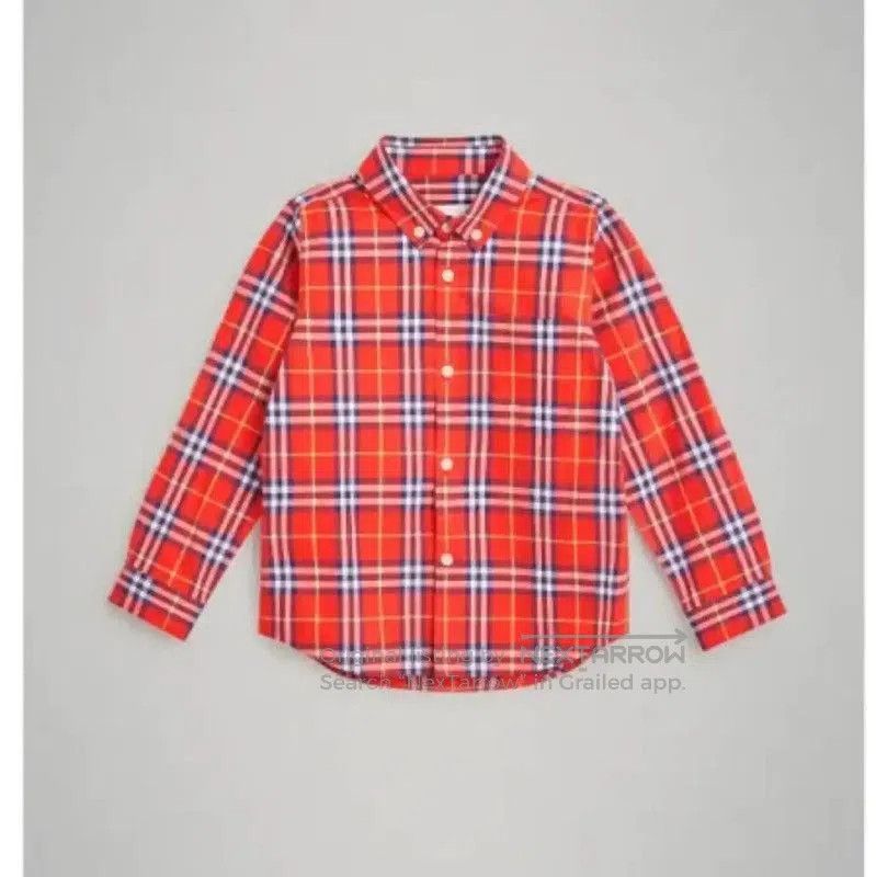 Burberry Burberry Red Plaid Cotton Women's Shirt. Size M / US 6-8 / IT 42-44 - 1 Thumbnail
