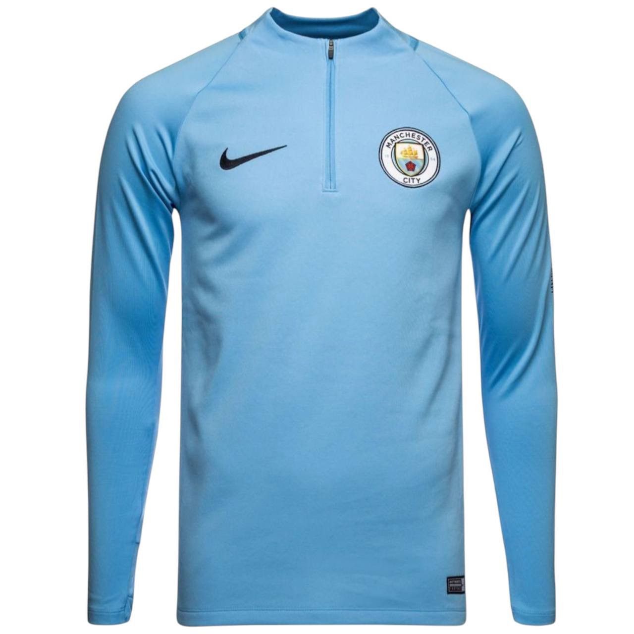 Nike MANCHESTER CITY TRAINING 1/4 ZIP SOCCER FOOTBALL LONG SLEEVE Size US S / EU 44-46 / 1 - 1 Thumbnail