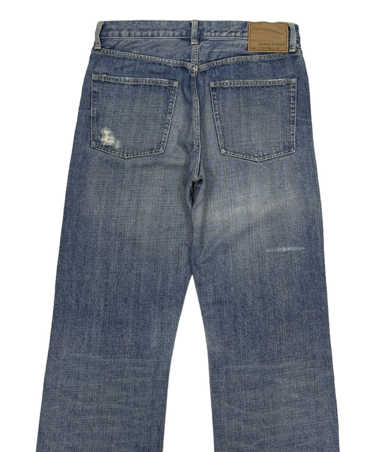 Kapital VINTAGE JOURNAL STANDARD JAPAN DISTRESSED DENIM JEANS Size US 30 / EU 46 - 7 Thumbnail