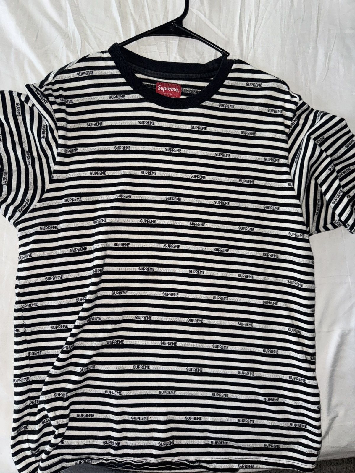 Supreme Supreme T-Shirt Striped🔥🔥 Size US M / EU 48-50 / 2 - 1 Thumbnail