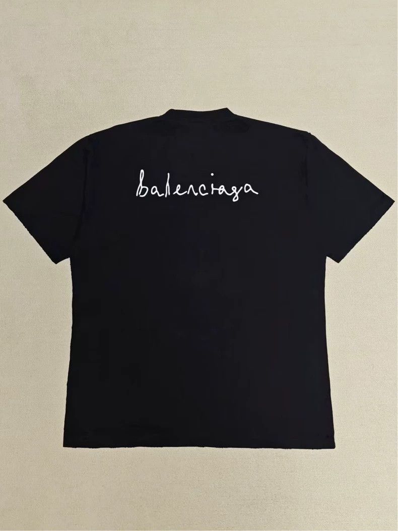 Balenciaga Balenciaga Balenciaga Heart Embossed Short Sleeve Tee-2506 Size US L / EU 52-54 / 3 - 2 Thumbnail