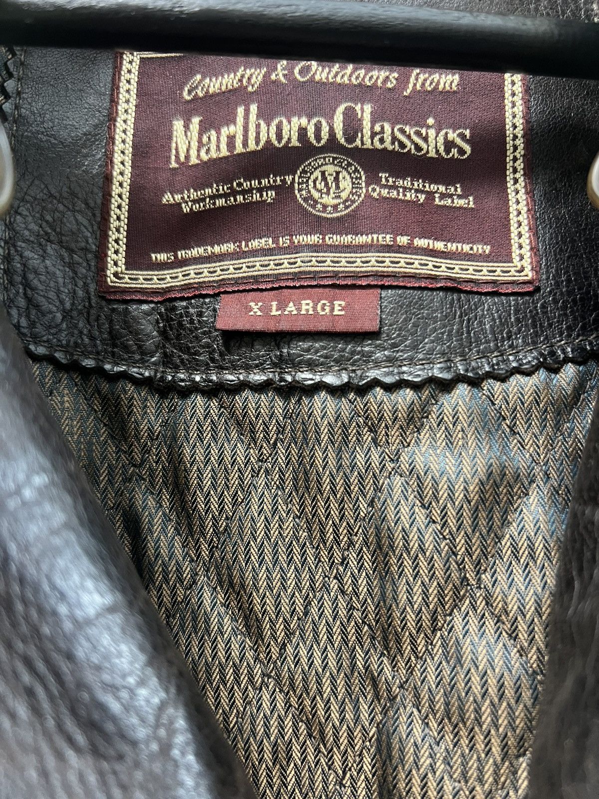 Marlboro Vintage Malboro Fur Leather Hype Y2K Jacket Size US XL / EU 56 / 4 - 7 Thumbnail