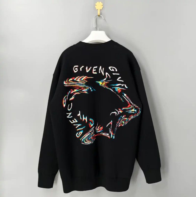 Givenchy Givenchy Black Cotton Men's Cardigan 0089 Size US S / EU 44-46 / 1 - 1 Thumbnail