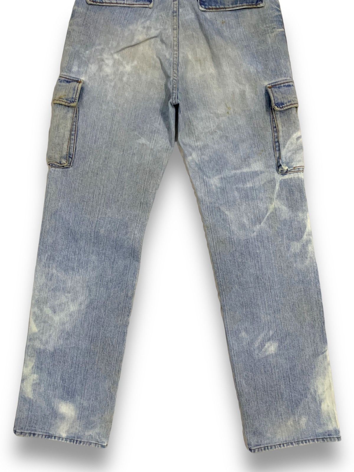 Japanese Brand Vintage Japanese Brand Dirty Mud Wash Baggy Cargo Jeans Size US 32 / EU 48 - 13 Thumbnail