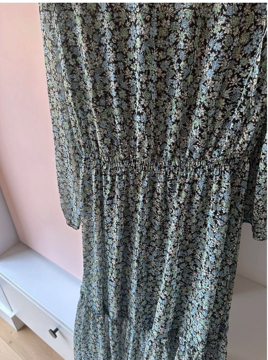 Maje New French Designer Floral Midi Dress Size M / US 6-8 / IT 42-44 - 11 Thumbnail