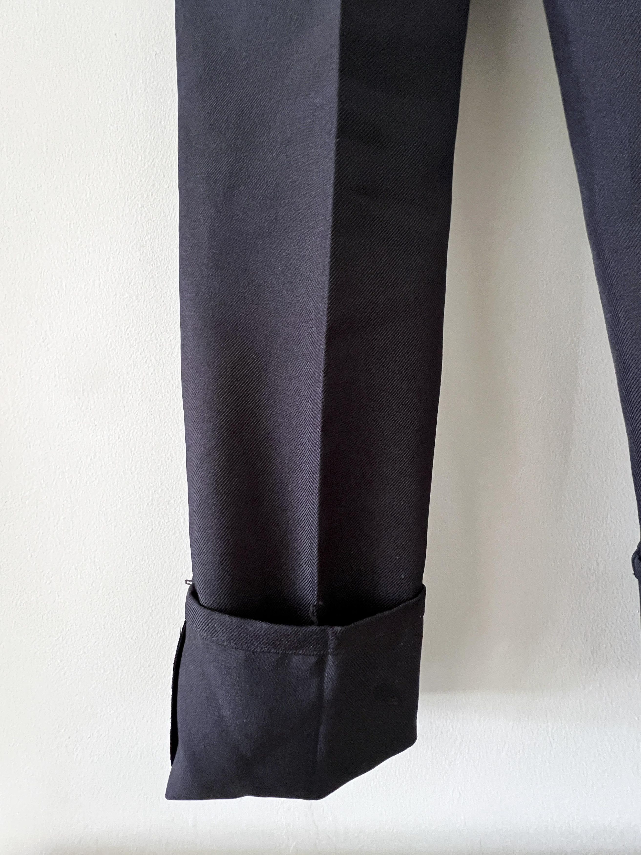 Prada Prada Runway Spring 2019 Blue twill flare pant Size US 30 / EU 46 - 9 Thumbnail