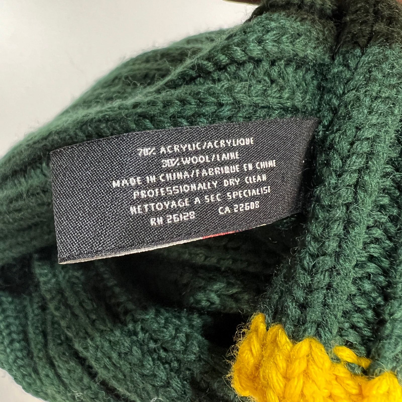 Polo Ralph Lauren Vintage Ralph Lauren Polo Jeans Company Ribbed Scarf Green Size ONE SIZE - 4 Thumbnail