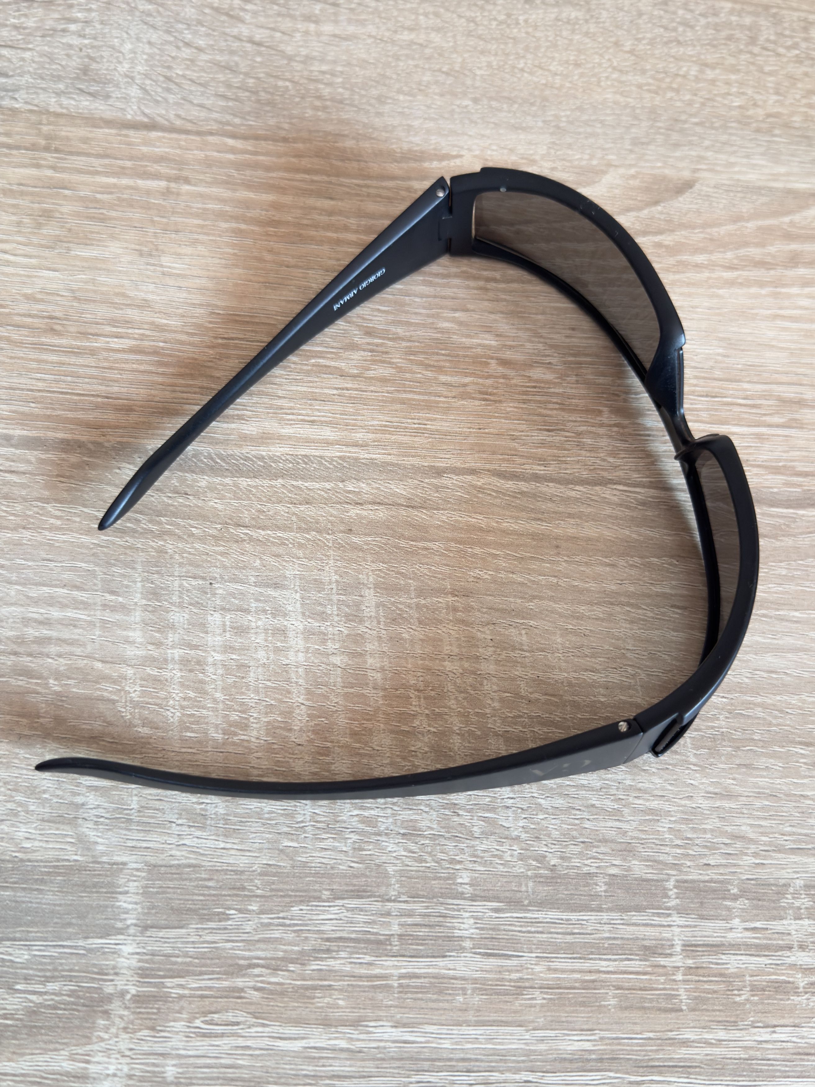 Giorgio Armani Black sunglasses tight mask giorgio Armani rare Size ONE SIZE - 7 Thumbnail