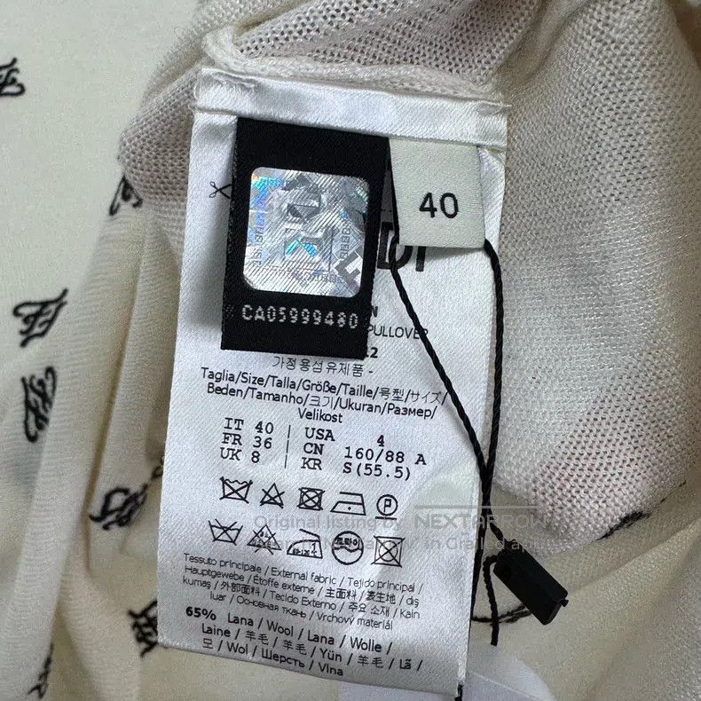 Fendi Fendi Monogrammed Wool Knit High-neck Sweater Size XS / US 0-2 / IT 36-38 - 5 Thumbnail