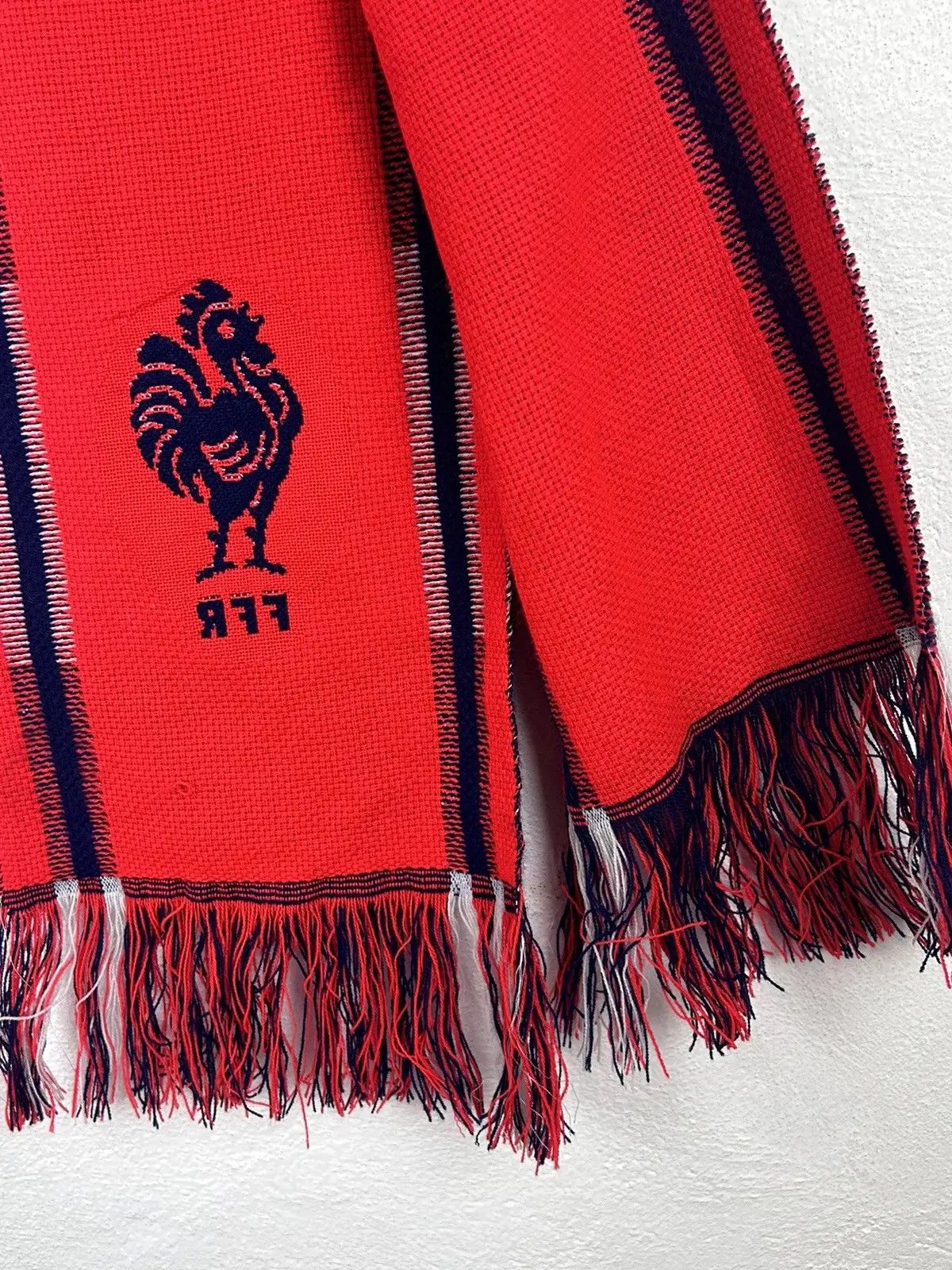Vintage 90s Vintage FFF France National Football Team Scarf Size ONE SIZE - 4 Thumbnail