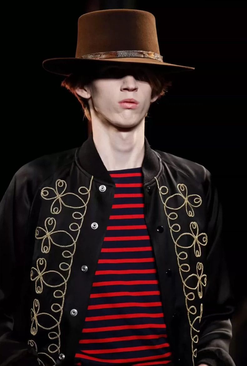 Saint Laurent Paris saint Laurent paris15SS Gold Thread Court Silk Jacket 2503 Size US S / EU 44-46 / 1 - 7 Thumbnail