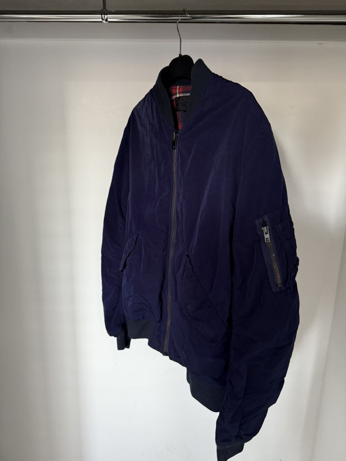 Comme des Garcons × Comme des Garcons Homme Comme des Garçons Homme / Archive Shimmer Blue Bomber Jacket Size US L / EU 52-54 / 3 - 2 Thumbnail