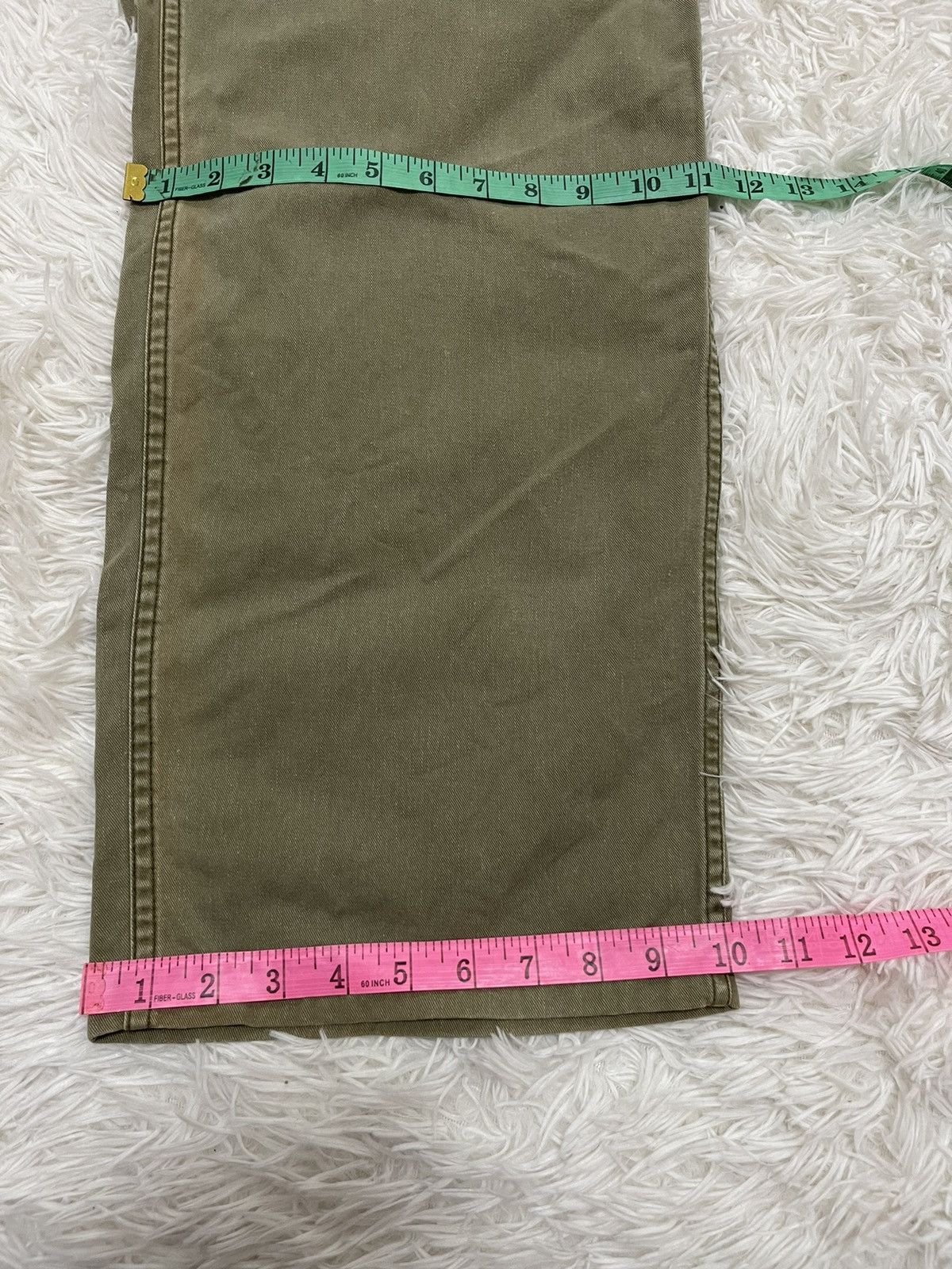 Schott Schott Monkey Baggy Military Style Vintage Cargo Pants Size US 30 / EU 46 - 21 Thumbnail