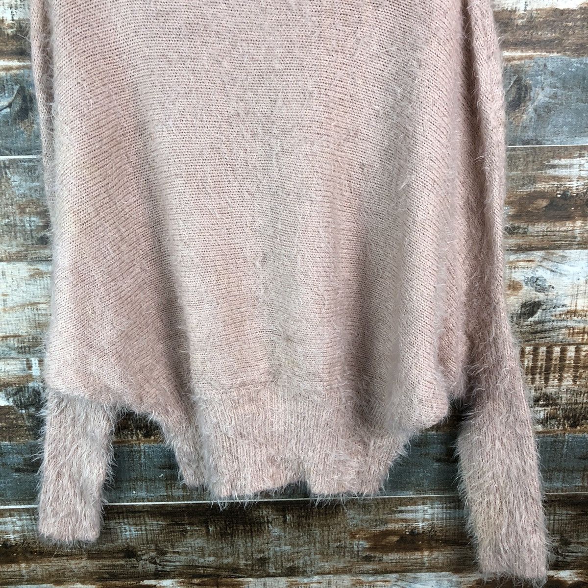 Homespun Knitwear DLL N’or Pink Mohair shaggy fur Knitwear #C420 Size XL / US 12-14 / IT 48-50 - 6 Thumbnail