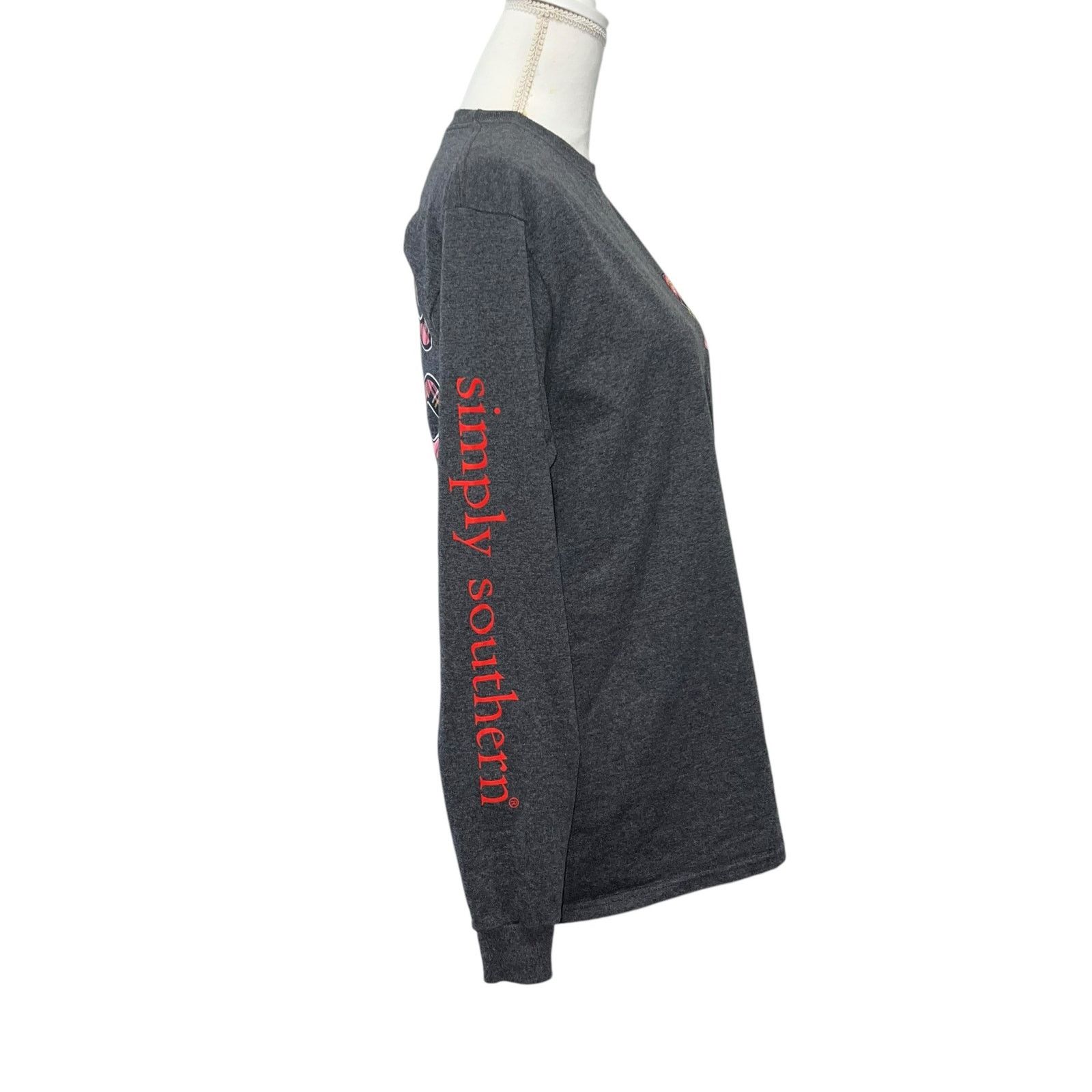 & Other Stories × Other Simply Southern Womens Long Sleeve T-Shirt Santa Christmas M Size M / US 6-8 / IT 42-44 - 8 Thumbnail