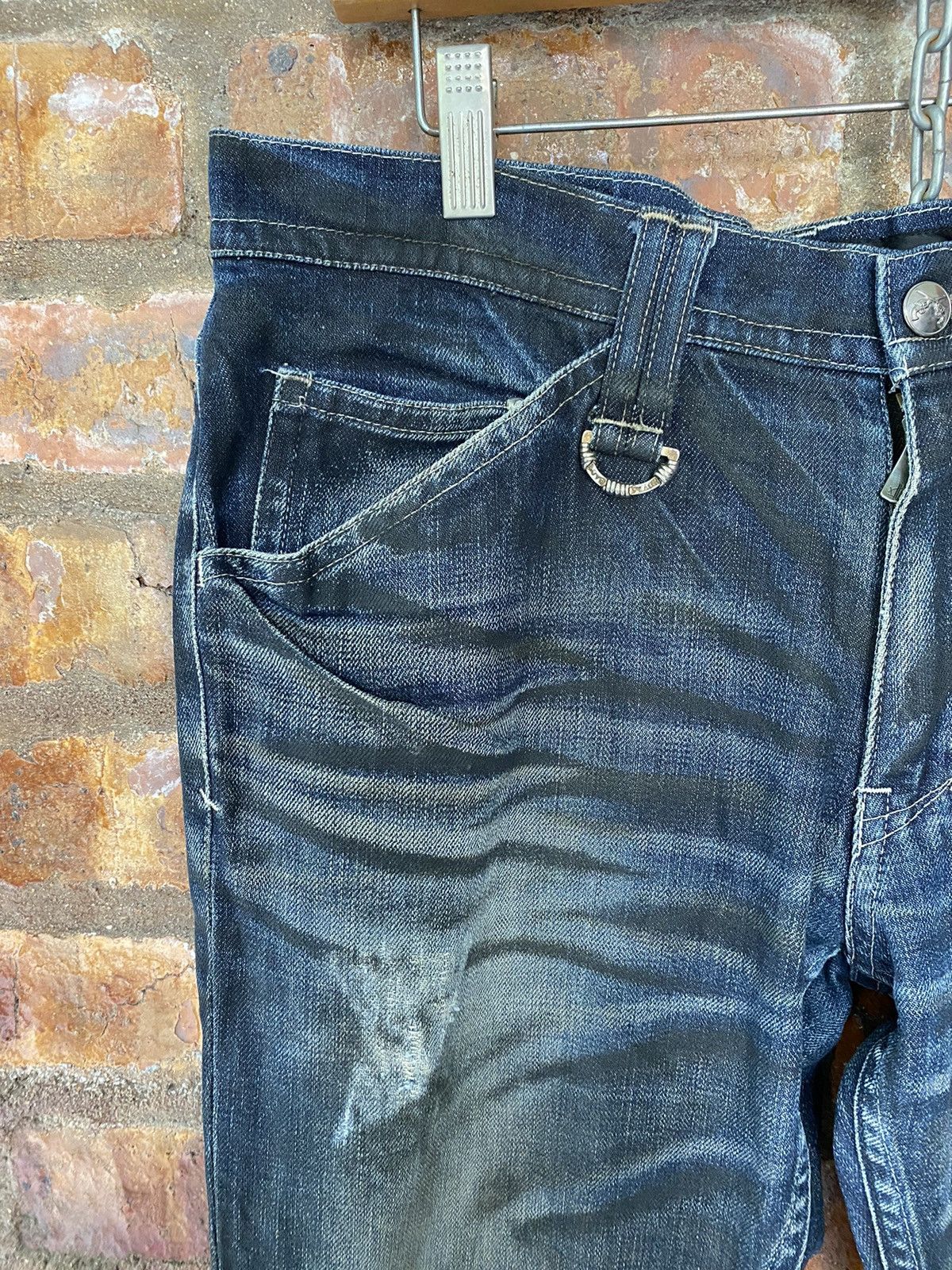Mastermind Japan × Roar ROAR Flare Embordered Revolver Wash Faded pants Size US 33 - 17 Thumbnail
