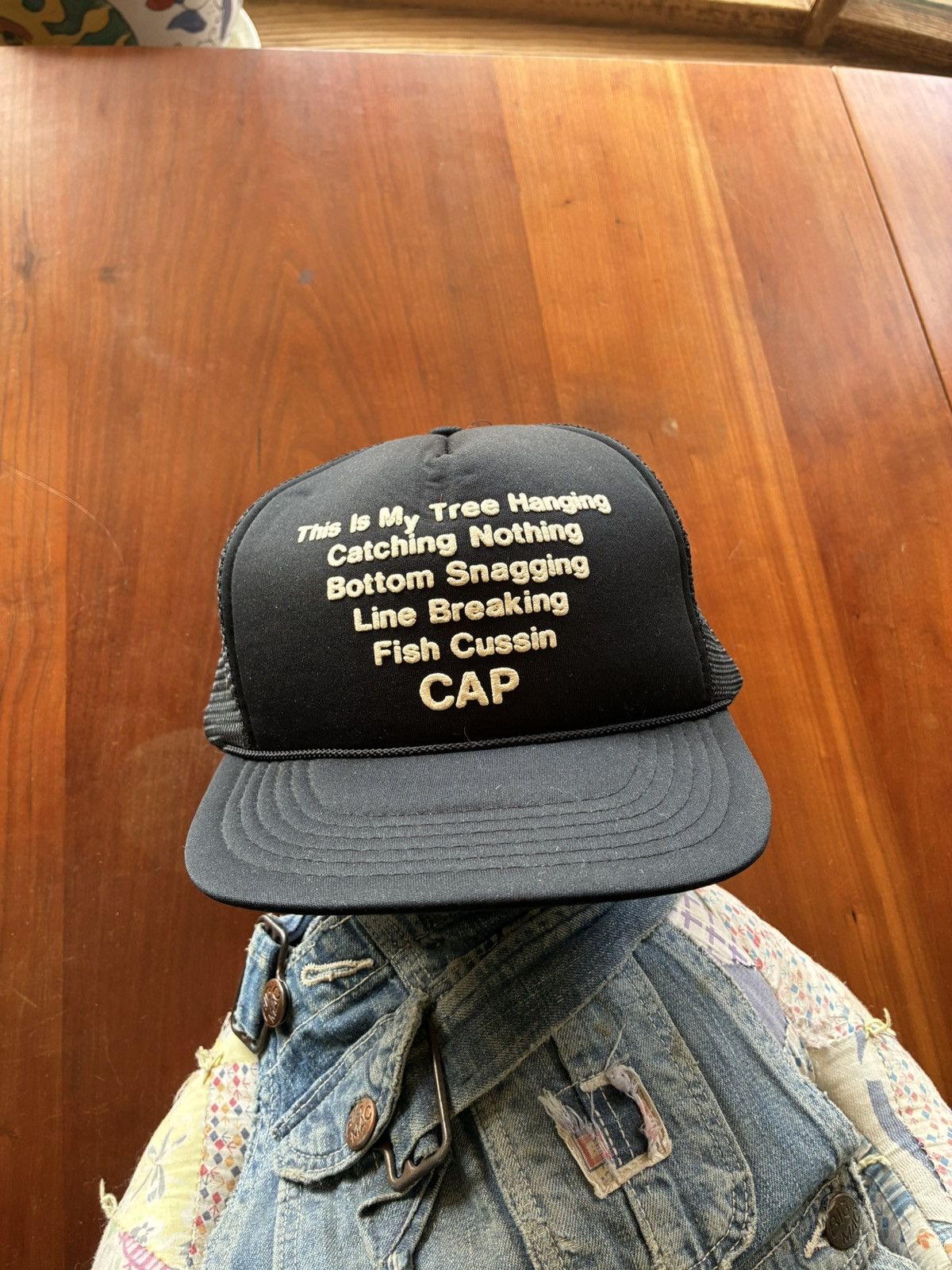 Vintage Vintage 80s fishing trucker hat Size ONE SIZE - 1 Thumbnail
