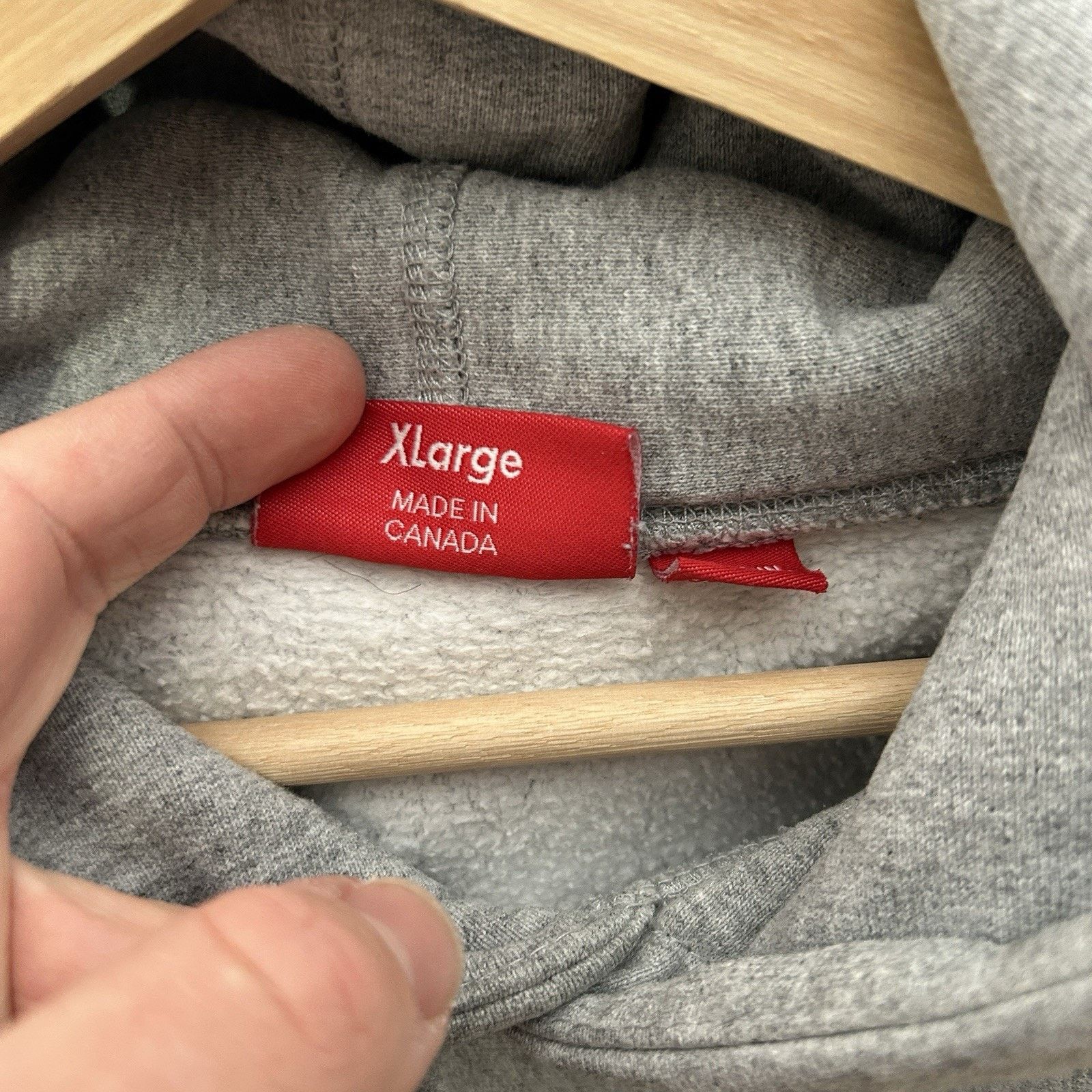 Supreme Supreme Sumo Hooded Sweatshirt “Light Grey” FW16 Size US XL / EU 56 / 4 - 11 Thumbnail