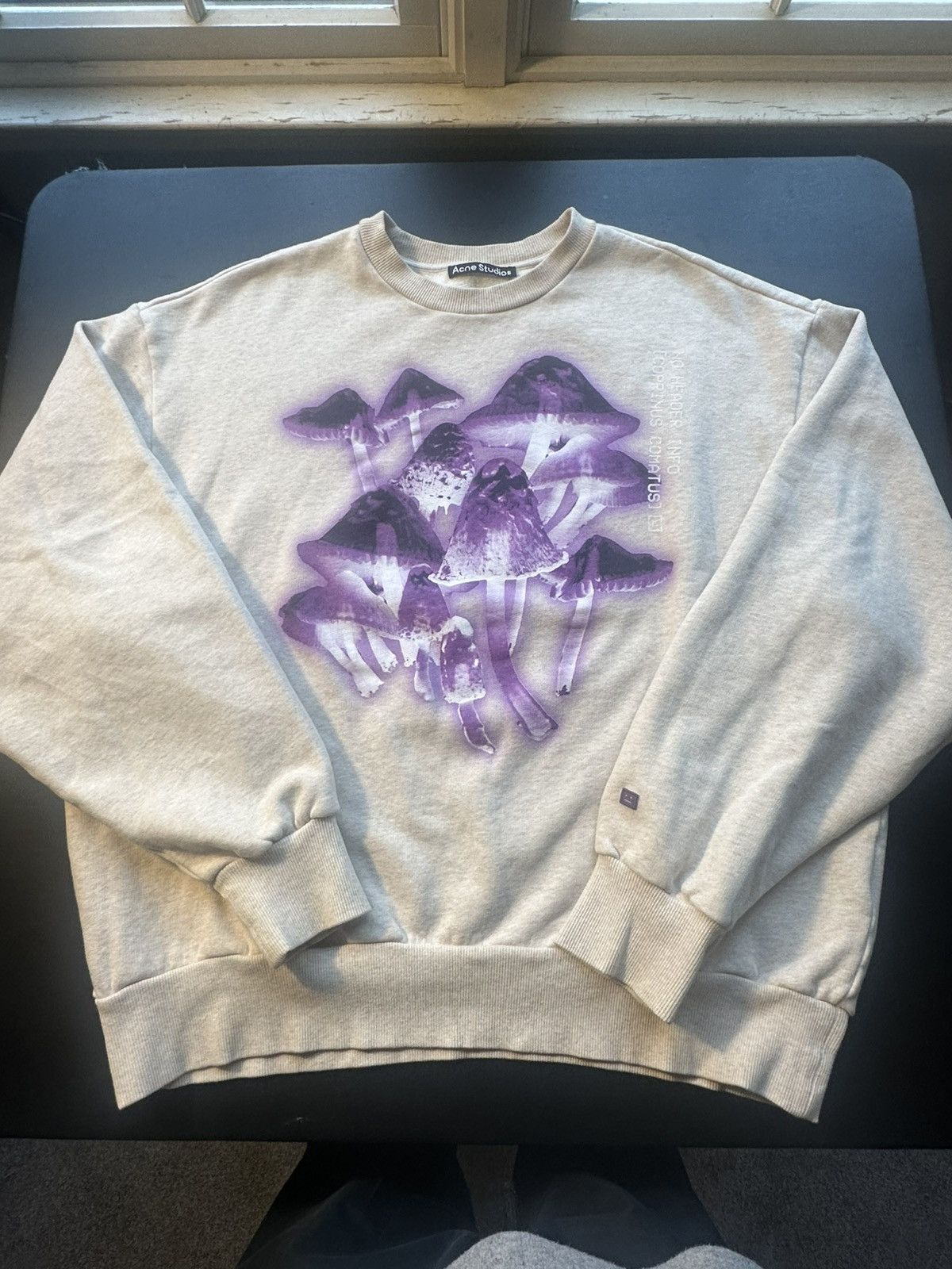 Acne Studios Acne Studios X-Ray Mushroom Graphic Sweatshirt Size US XL / EU 56 / 4 - 2 Thumbnail