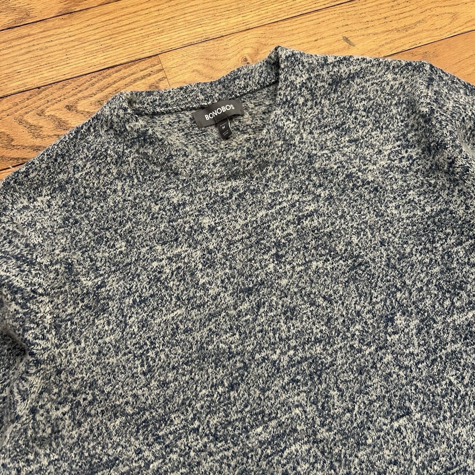 Bonobos Bonobos Merino Wool Knit Speckled Oversized Sweater Medium Size US M / EU 48-50 / 2 - 2 Thumbnail