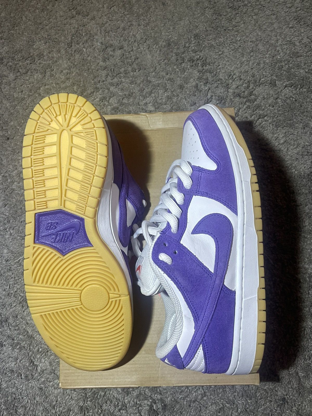 Nike Nike SB Dunk Low Orange Label Court Purple Size US 9.5 / EU 42-43 - 5 Thumbnail