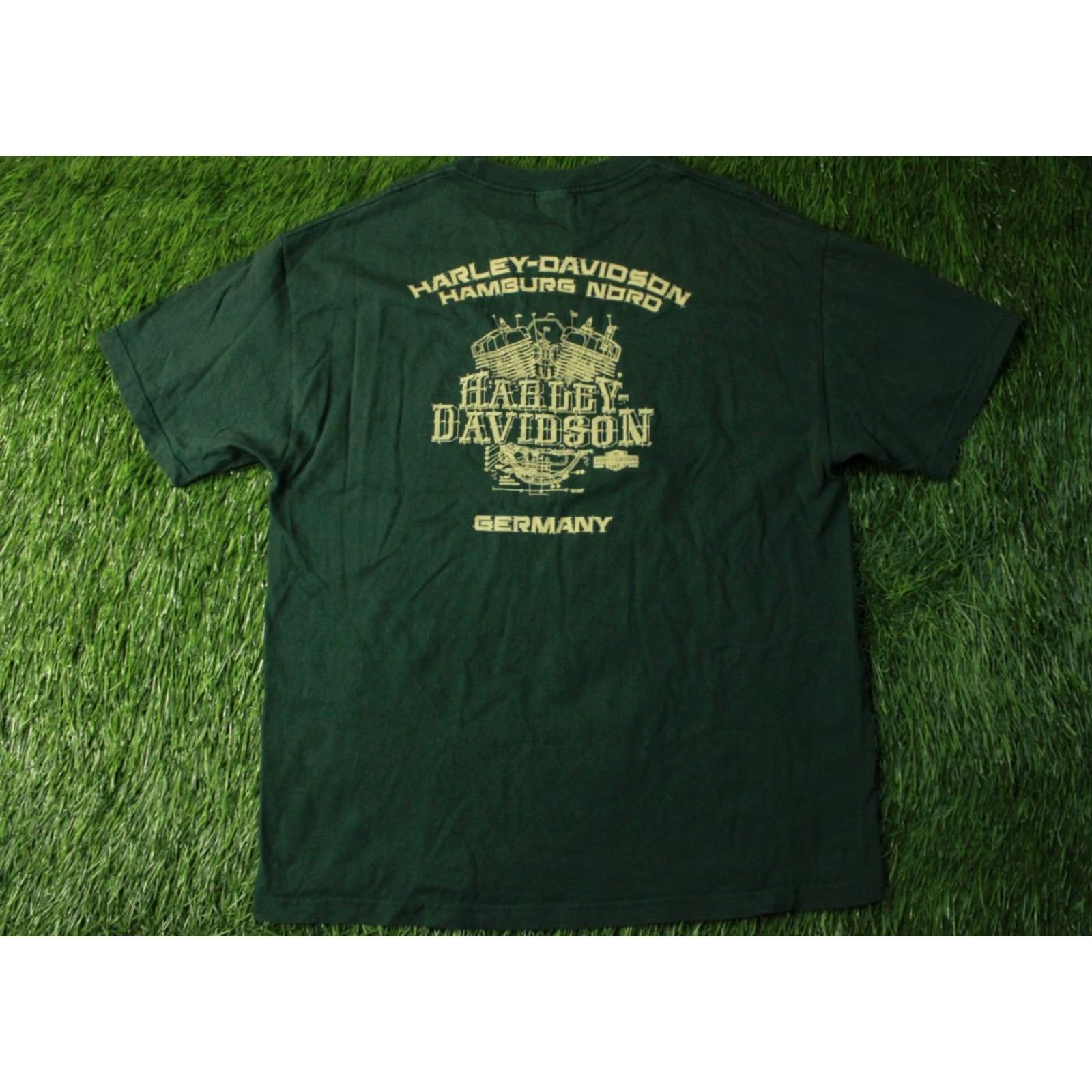 Harley Davidson HARLEY DAVIDSON SHIRT JERSEY TEE OFFICIAL PRODUCT SIZE XL GREEN MEN 2017 Harley Davidson Southampton Hamburg Germany Vintage No Size US XL / EU 56 / 4 - 2 Thumbnail
