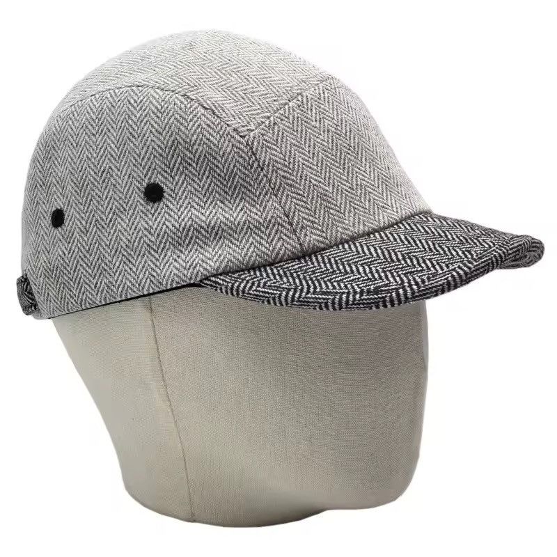 Other Woolen Vintage Style Baseball Striped Golf Hat Size ONE SIZE - 5 Thumbnail