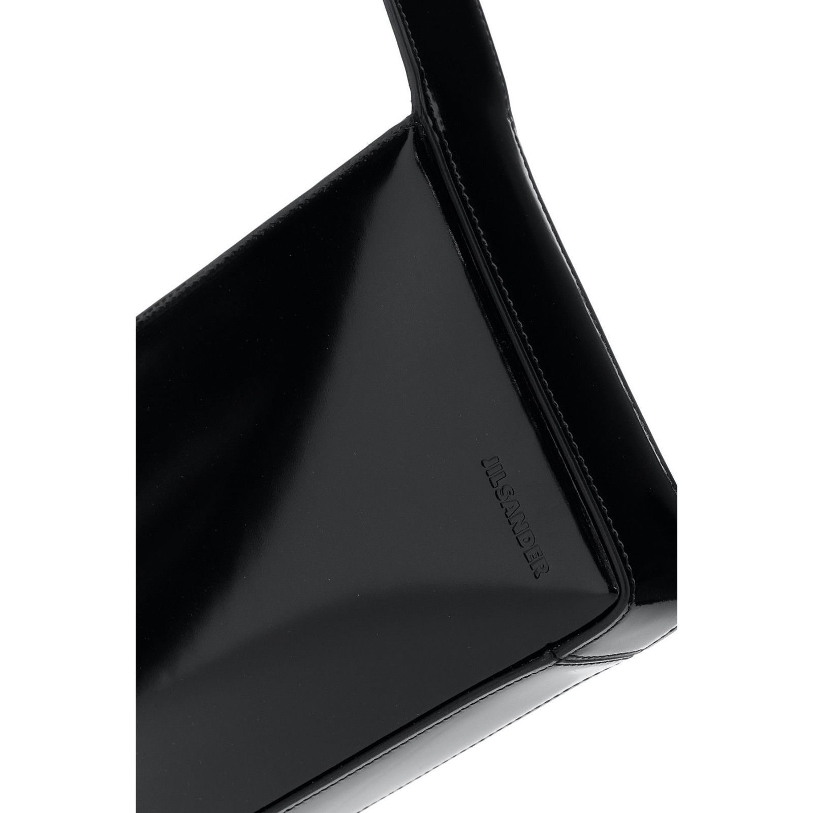 Jil Sander JIL SANDER Black Monolith East West Shoulder Bag New & Authe Size ONE SIZE - 4 Thumbnail