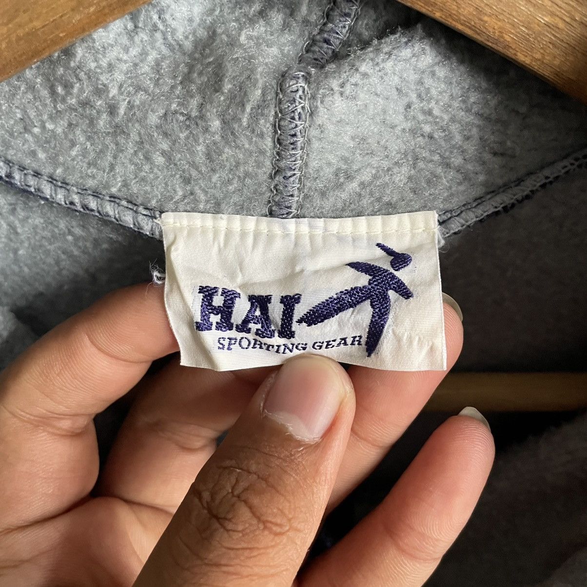Hai Sporting Gear × Issey Miyake × Vintage Vintage Hai Sporting Gear Hoodie Size US M / EU 48-50 / 2 - 4 Thumbnail