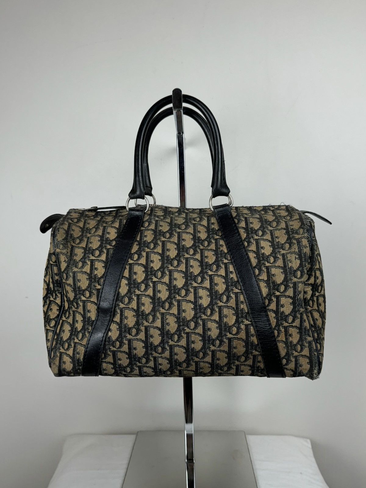 Vintage Bowling bag Christian Dior monogram original item