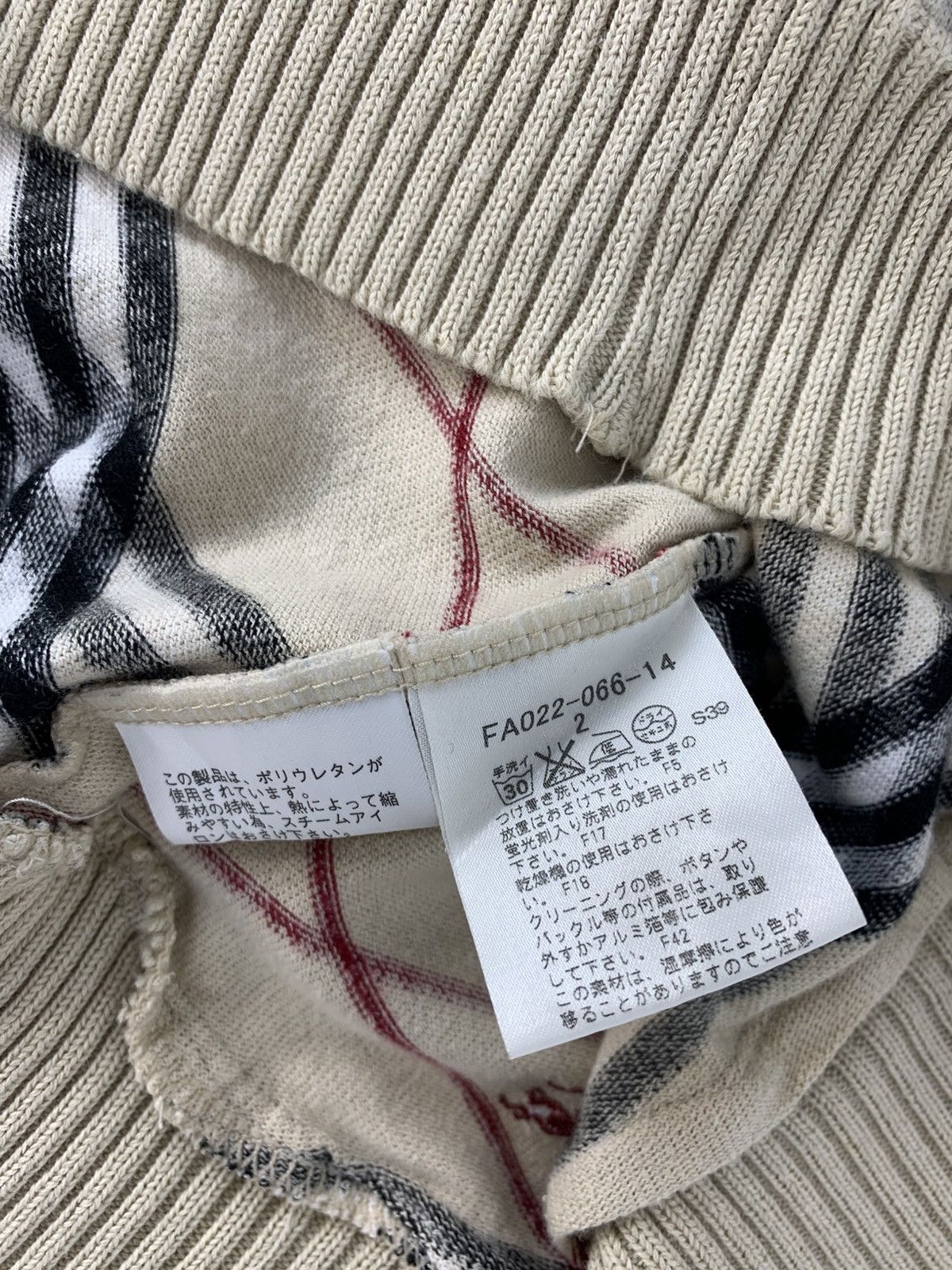 Burberry Hype Burberry London Nova Checked Monogram Knitwear Sweater Size XS / US 0-2 / IT 36-38 - 7 Thumbnail