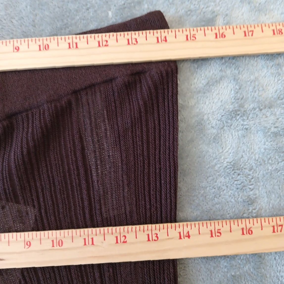 Zara Zara Pants Womens Bootcut Ankle Knit Pull On Brown 28x25 M Regular Inseam 25in 28x25 Sheer Lightweight Size 32" / US 10 / IT 46 - 2 Thumbnail