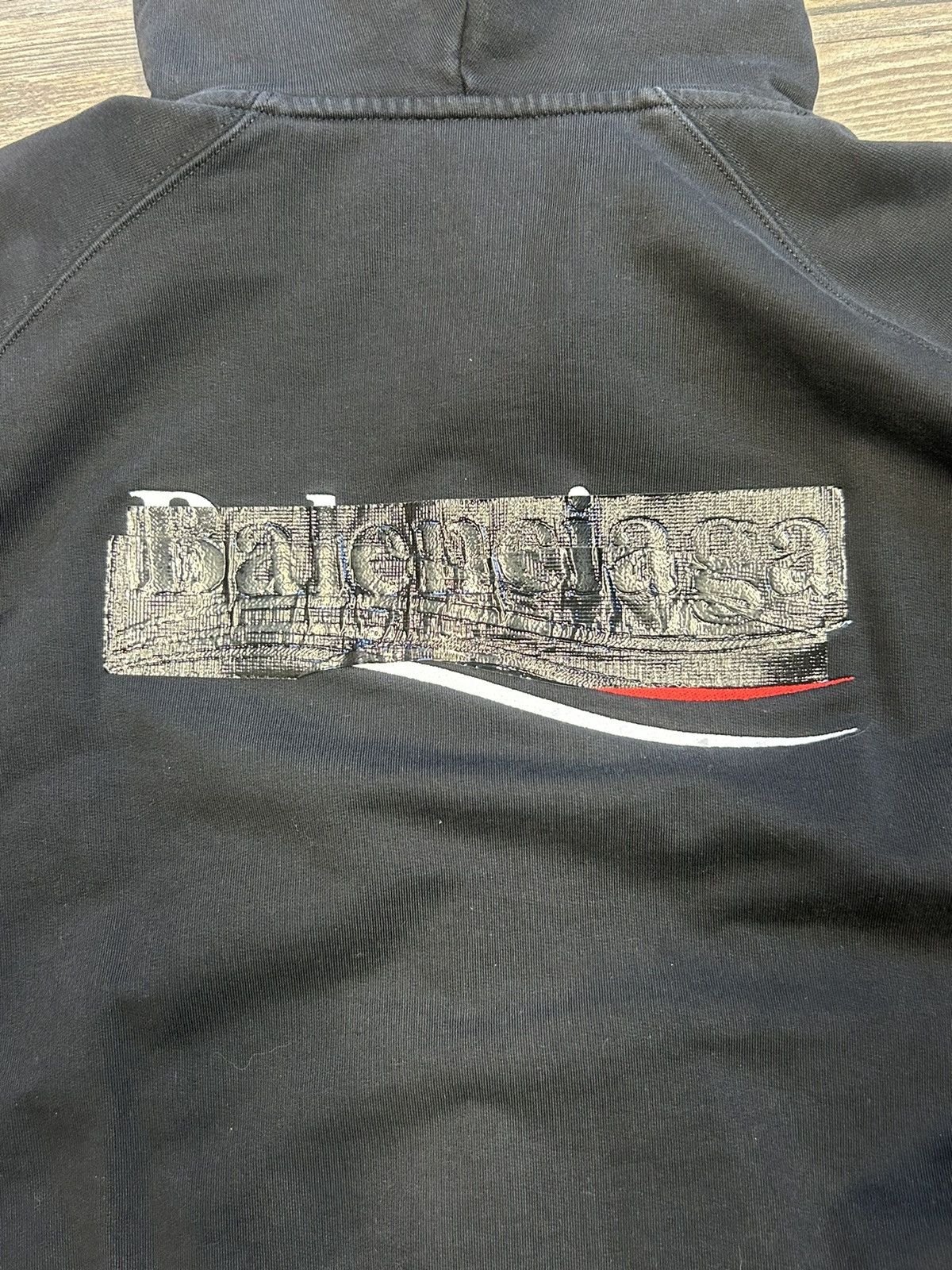Balenciaga Balenciaga Political Campaign Tape Hoodie Size US L / EU 52-54 / 3 - 3 Thumbnail