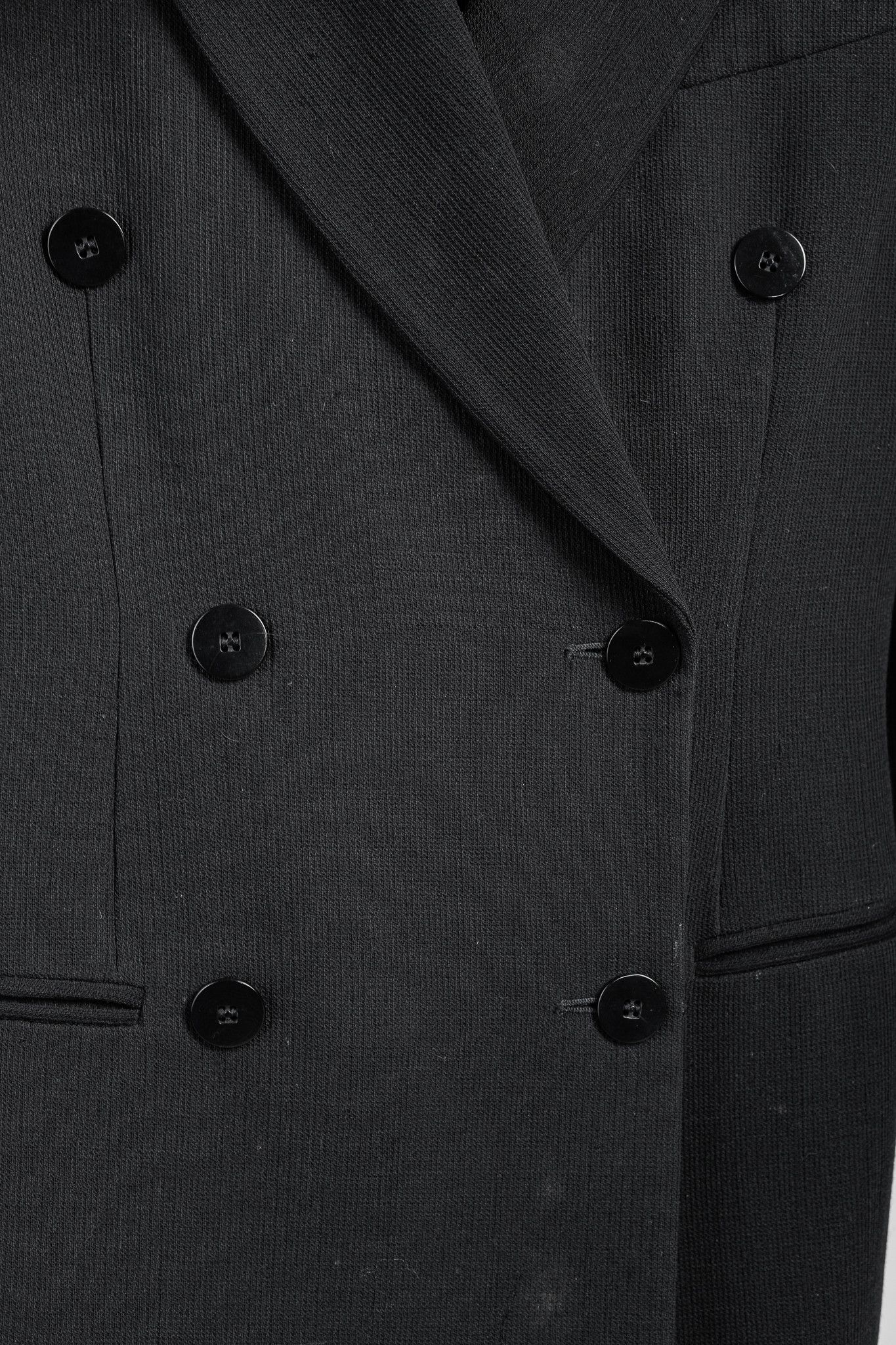 Giorgio Armani Giorgio Armani Vintage Double-Breasted Virgin Wool Blazer Size XS / US 0-2 / IT 36-38 - 7 Thumbnail