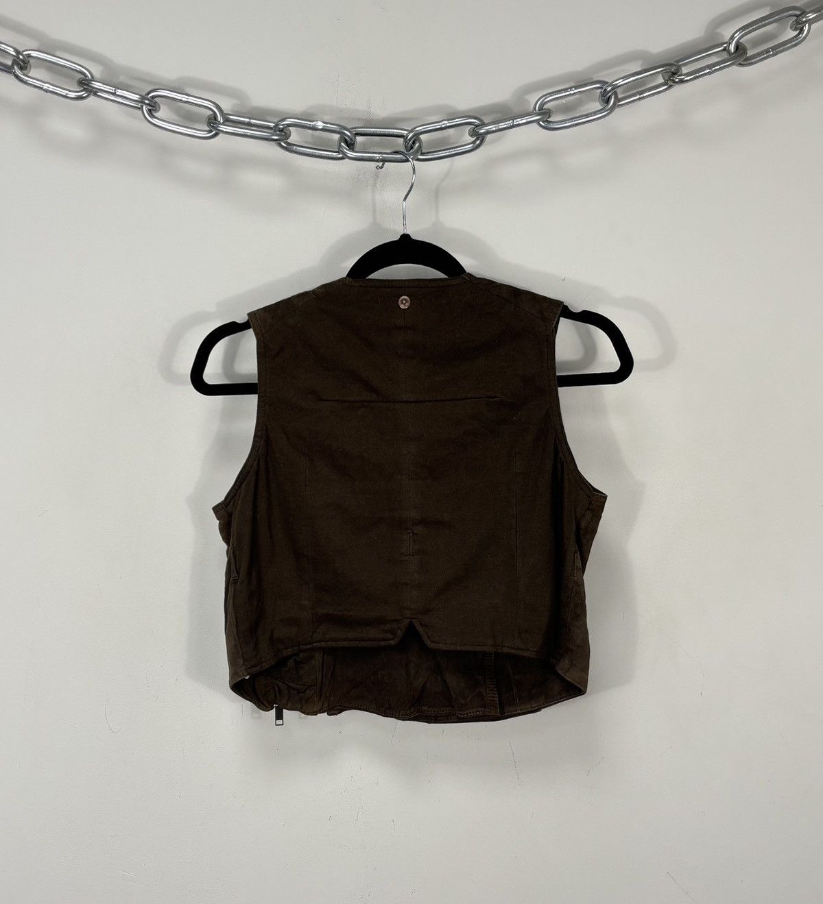 Diesel Diesel L-Zoe NWT Women’s Brown Suede Goat Leather Vest Gilet Size S / US 4 / IT 40 - 16 Thumbnail