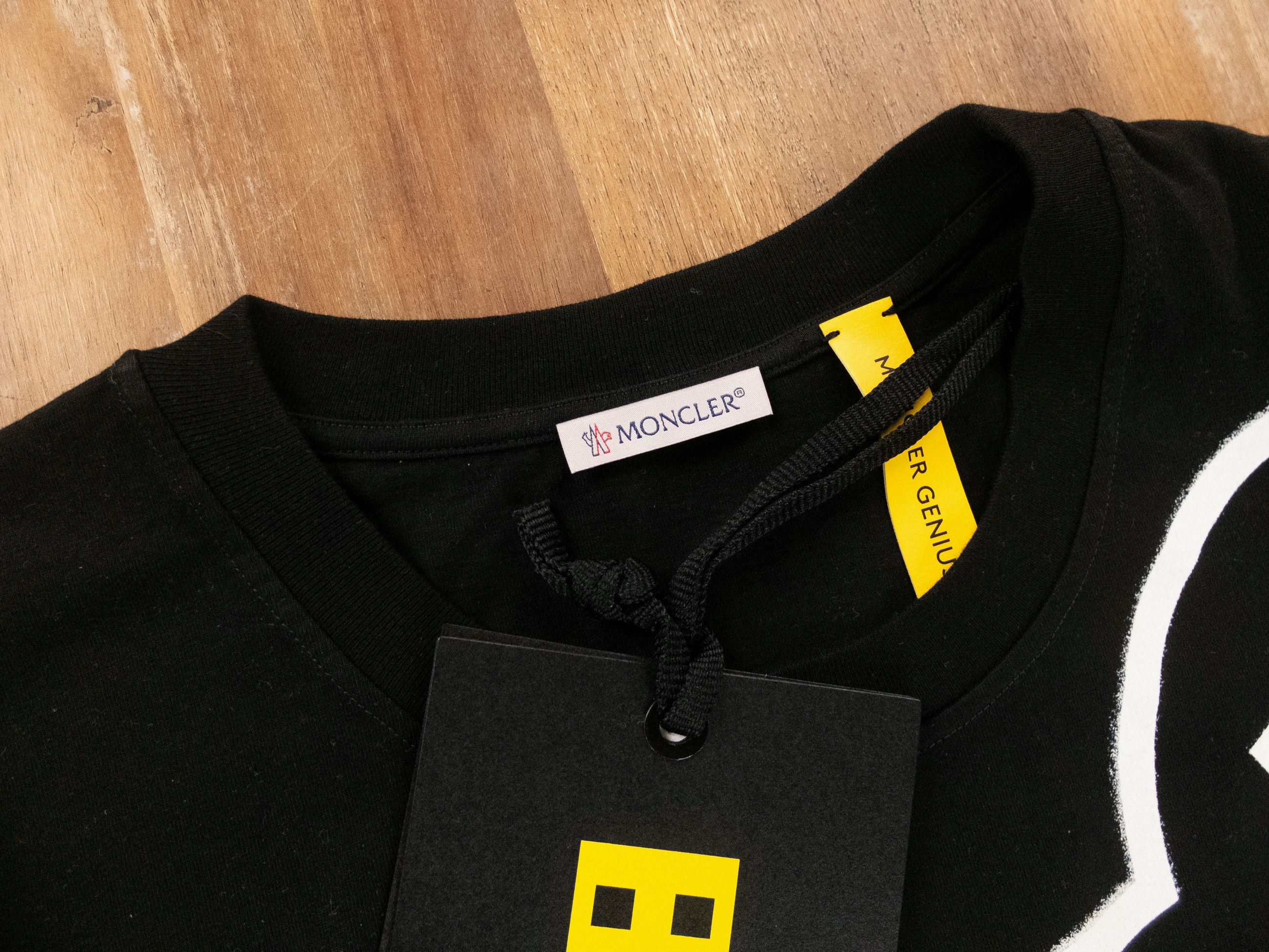 Moncler MONCLER Genius 6 x Alyx black logo print t-shirt Medium Size US M / EU 48-50 / 2 - 5 Thumbnail