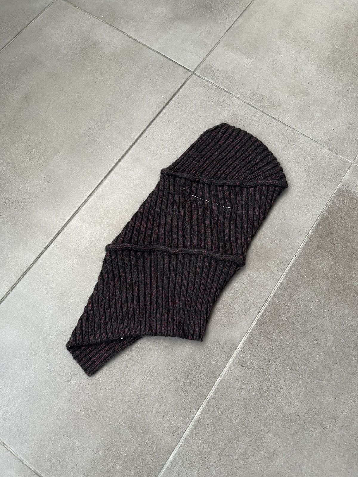 Maison Margiela !DS! AW23 Maison Margiela Exposed Seam Rolling Balaclava Size ONE SIZE - 13 Thumbnail