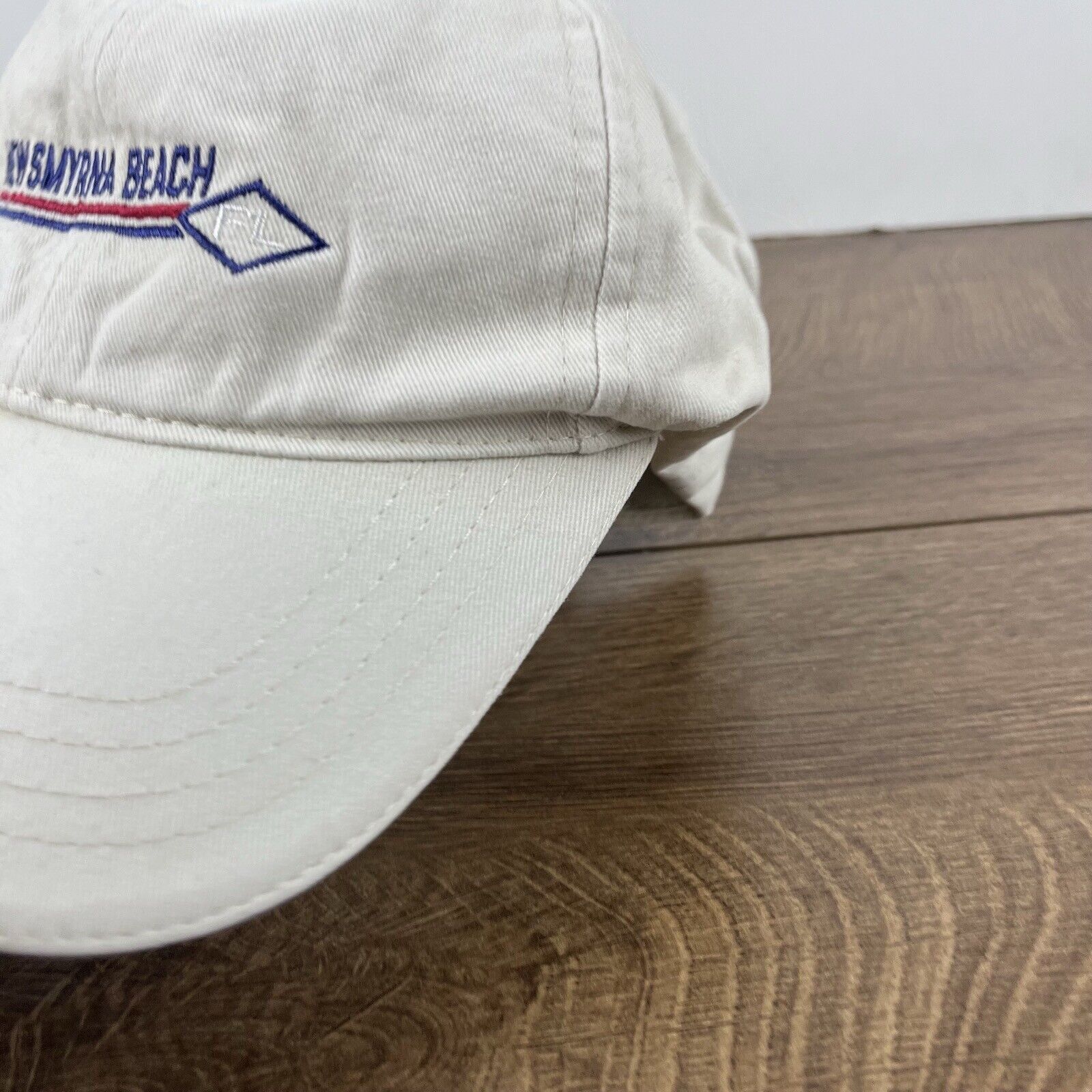 Other New Smyrna Beach Florida Hat White Cap Hat Adjustable Hat Wh Size ONE SIZE - 8 Thumbnail