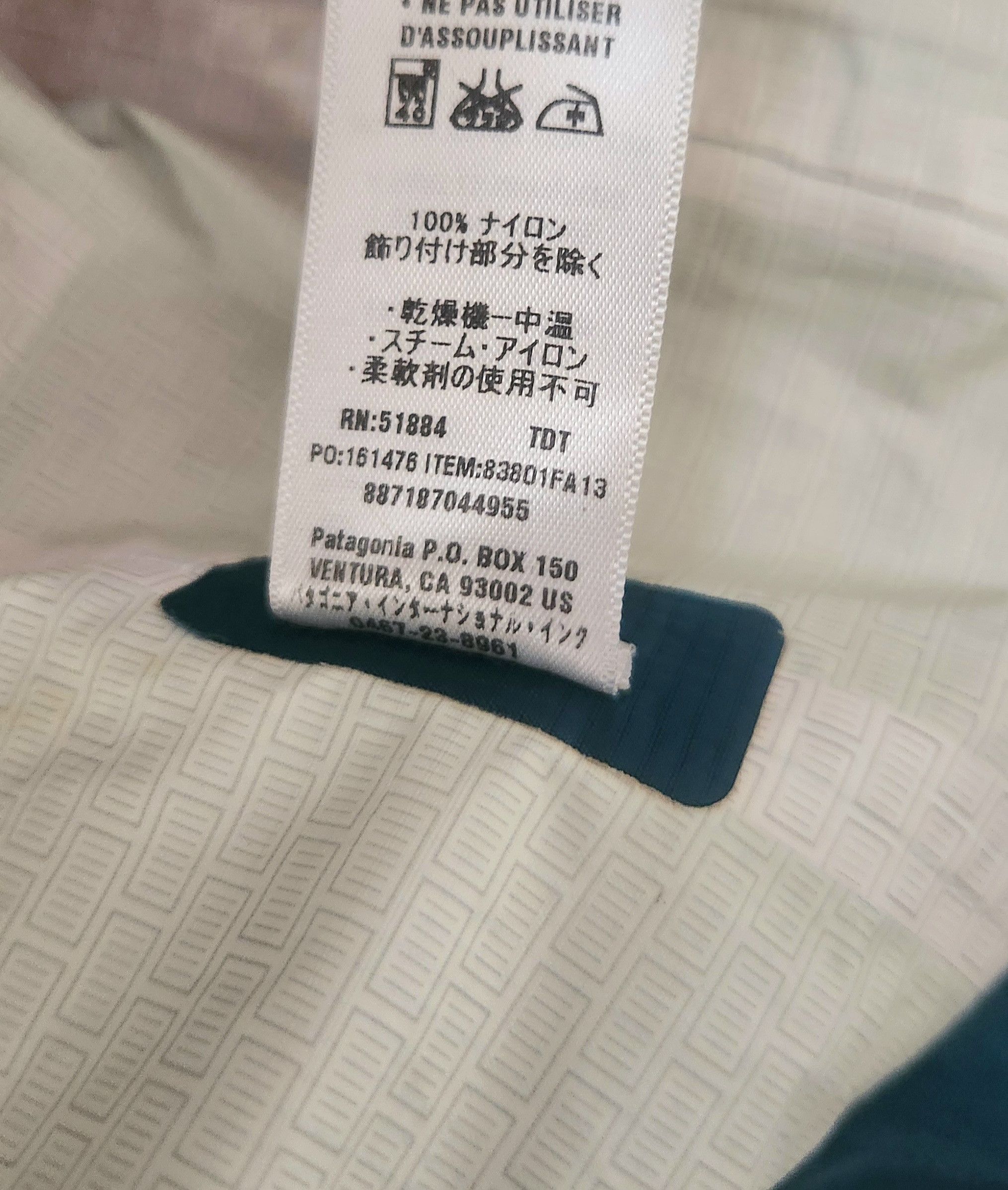 Patagonia Patagonia 83801 Shell H2no Jacket Windbreaker lightweight Size US S / EU 44-46 / 1 - 10 Thumbnail